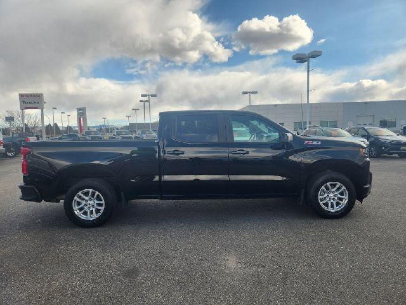 2020 Black /Jet Black, leather Chevrolet Silverado 1500 RST Crew Cab 4WD (1GCUYEEL3LZ) with an 6.2L V8 OHV 16V engine, Automatic transmission, located at 1235 N Woodruff Ave., Idaho Falls, 83401, (208) 523-1053, 43.507172, -112.000488 - 6.2L V8 Chevy half ton crew cab with a 6.5 foot bed. Low miles, black leather interior. This truck is in great condition inside and out! It is completely stock with zero modifications. This pick up is a must see! Come in today and check it out! At timberline Auto it is always easy to find a great d - Photo #6