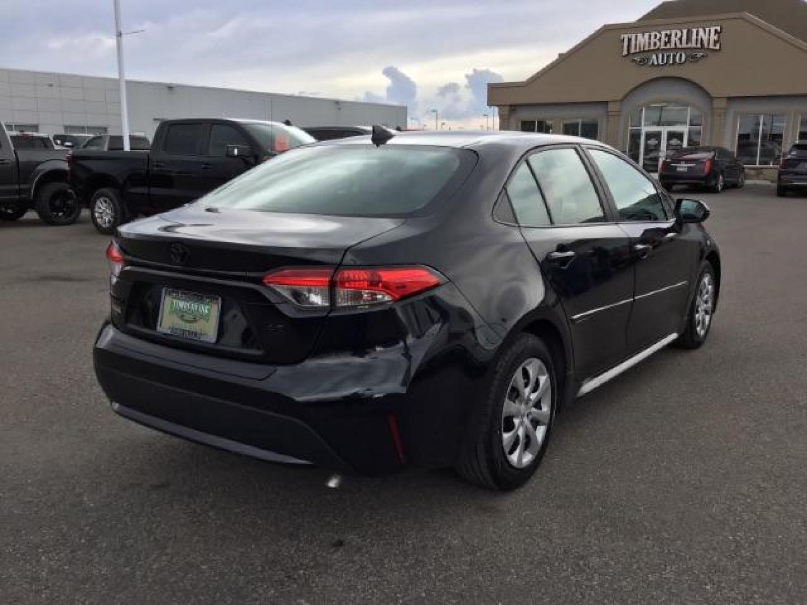 2021 BLACK /Black, cloth Toyota Corolla LE (5YFEPMAE1MP) with an 1.8L L4 DOHC 16V engine, Automatic transmission, located at 1235 N Woodruff Ave., Idaho Falls, 83401, (208) 523-1053, 43.507172, -112.000488 - This 2021 Toyota Corolla LE is in as good of shape as the day it rolled off the lot! Inside, outside, and mechanically it is in amazing condition! This one comes with a large touch screen display, rubber floor mats in the front, near new tires with 95% tread left, steering wheel mounted controls, la - Photo #7