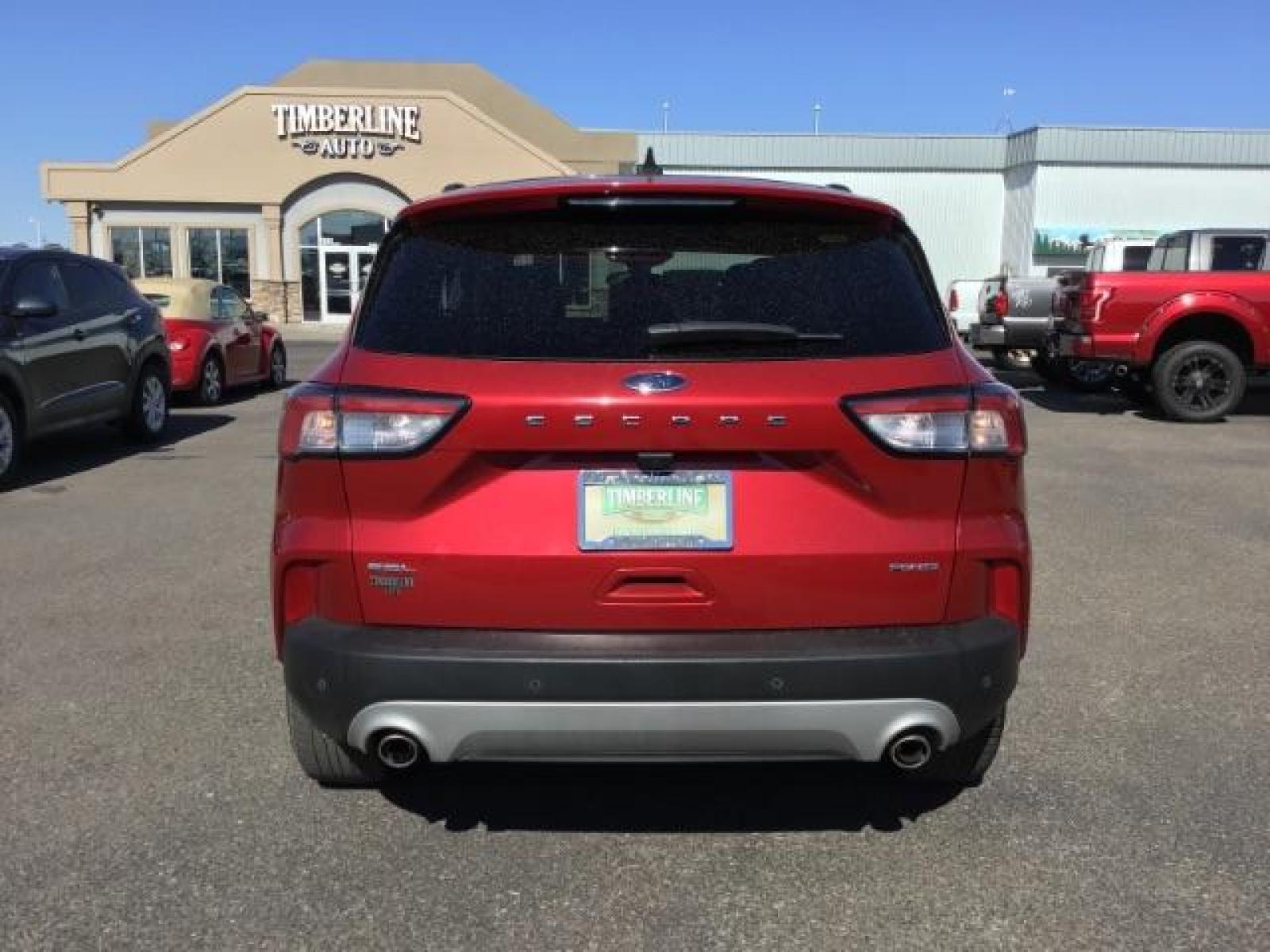 2021 Rapid Red Metallic Tinted Clearcoat /Ebony Ford Escape SEL AWD (1FMCU9H62MU) with an 1.5L L3 engine, 8-Speed Automatic transmission, located at 1235 N Woodruff Ave., Idaho Falls, 83401, (208) 523-1053, 43.507172, -112.000488 - Photo #4