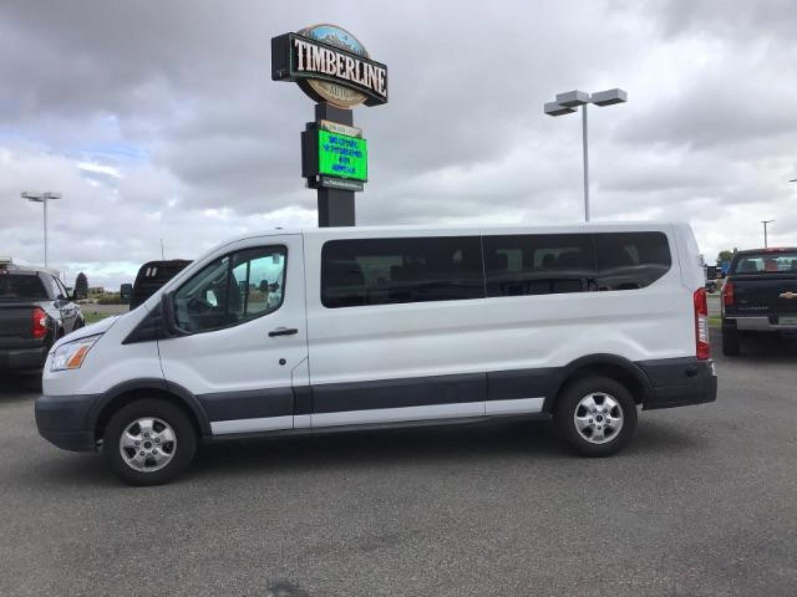 2018 WHITE /XL Ford Transit 350 Wagon Low Roof XL w/Sliding Pass. 148-in. WB (1FBZX2YG2JK) with an 3.5L V6 DOHC 24V engine, 6-Speed Automatic transmission, located at 1235 N Woodruff Ave., Idaho Falls, 83401, (208) 523-1053, 43.507172, -112.000488 - This 2018 Ford Transit Van, will seat up to 15 passengers. It has 74,000 miles. Comes with bluetooth and satellite radio. At Timberline Auto it is always easy to find a great deal on your next vehicle! Our experienced sales staff can help find the right vehicle that will fit your needs. Our knowle - Photo #1