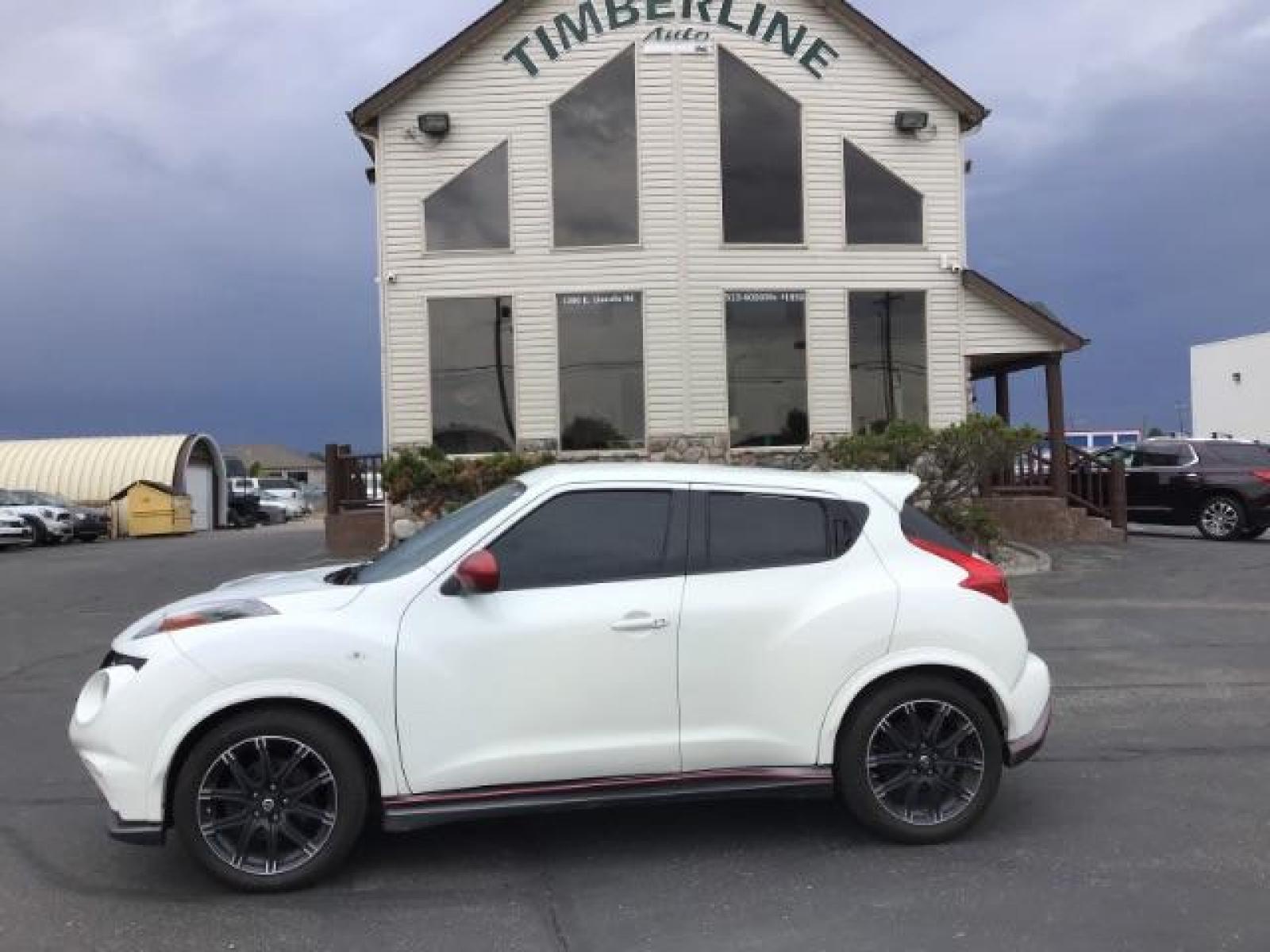 2014 Nissan Juke NISMO 6MT AWD (JN8AF5MV7ET) with an 1.6L L4 DOHC 16V engine, Continuously Variable Transmission transmission, located at 1235 N Woodruff Ave., Idaho Falls, 83401, (208) 523-1053, 43.507172, -112.000488 - This 2014 Nissan Juke Nishmo, Has a turbo, Has bluetooth, steering wheel audio controls, Navigation, back up camera, and Rockford Fosgate sound system. MPG 25city/ 31 hwy At Timberline Auto it is always easy to find a great deal on your next vehicle! Our experienced sales staff can help find the r - Photo #1