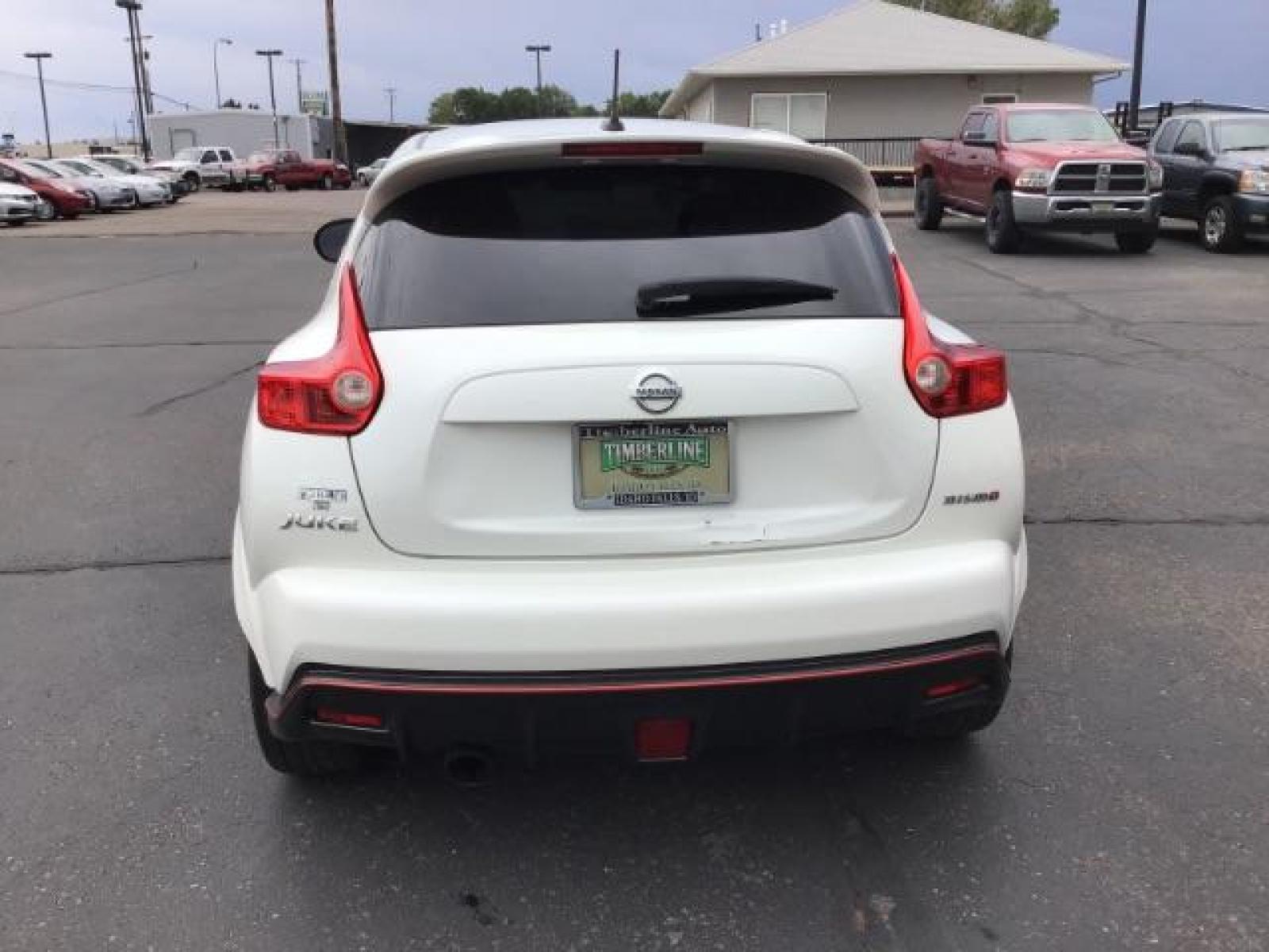 2014 Nissan Juke NISMO 6MT AWD (JN8AF5MV7ET) with an 1.6L L4 DOHC 16V engine, Continuously Variable Transmission transmission, located at 1235 N Woodruff Ave., Idaho Falls, 83401, (208) 523-1053, 43.507172, -112.000488 - This 2014 Nissan Juke Nishmo, Has a turbo, Has bluetooth, steering wheel audio controls, Navigation, back up camera, and Rockford Fosgate sound system. MPG 25city/ 31 hwy At Timberline Auto it is always easy to find a great deal on your next vehicle! Our experienced sales staff can help find the r - Photo #3