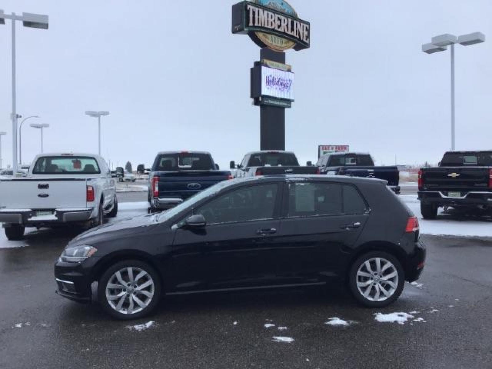 2019 Deep Black Pearl /Titan Black, leatherette Volkswagen Golf SE 6M (3VWW57AU6KM) with an 1.8L L4 engine, 6-Speed Manual transmission, located at 1235 N Woodruff Ave., Idaho Falls, 83401, (208) 523-1053, 43.507172, -112.000488 - This 2019 Volkswagen Golf SE, has 55,000 miles. It comes with a manual transmission. I has leather interior, heated seats, back up camera, blue tooth audio, and cruise control. At Timberline Auto it is always easy to find a great deal on your next vehicle! Our experienced sales staff can help find t - Photo #1