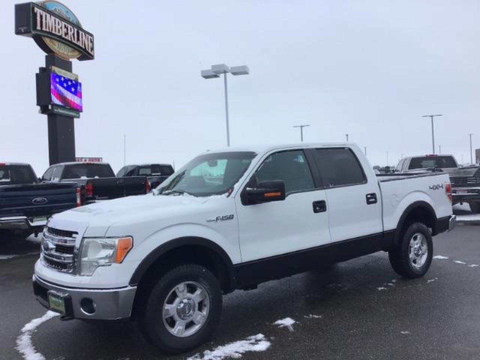 2013 WHITE /CLOTH Ford F-150 XLT SuperCrew 5.5-ft. Bed 4WD (1FTFW1ET9DF) with an 3.5L V6 TURBO engine, 6-Speed Automatic transmission, located at 1235 N Woodruff Ave., Idaho Falls, 83401, (208) 523-1053, 43.507172, -112.000488 - This 2013 Ford F150 XLT 4x4, has the 3.5L ecoboost motor. It has 138,000 miles. It comes with cloth seats, blue tooth audio, power door locks, power windows, and cruise control. At Timberline Auto it is always easy to find a great deal on your next vehicle! Our experienced sales staff can help find - Photo #0