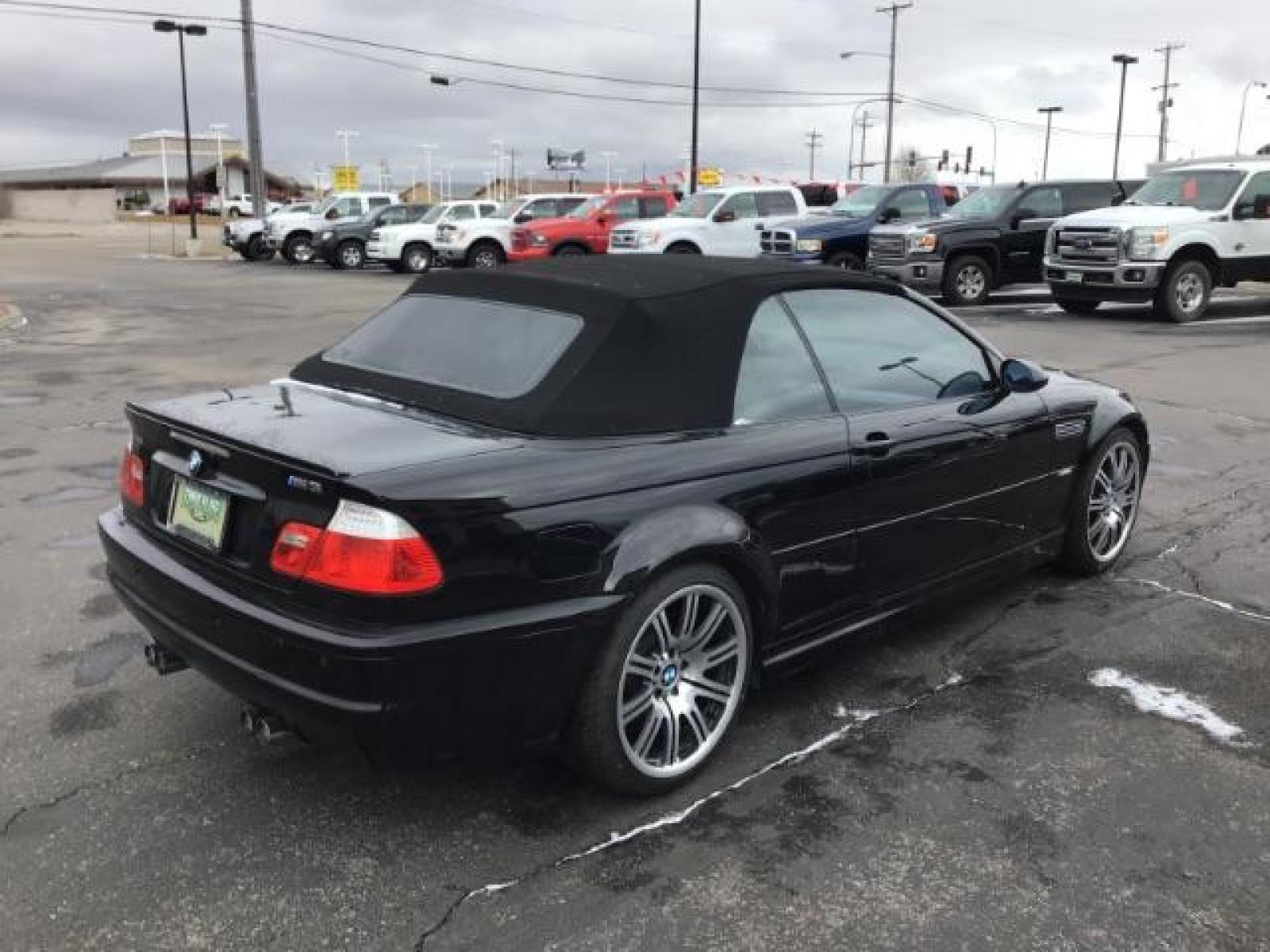 2004 Jet Black with Black Soft Top /Black Leather Interior BMW M3 Convertible (WBSBR93454P) with an 3.2L L6 DOHC 24V engine, 6-Speed Manual transmission, located at 1235 N Woodruff Ave., Idaho Falls, 83401, (208) 523-1053, 43.507172, -112.000488 - This 2004 BMW M3 convertible , has 111,000 miles. It comes with leather interior, power seats, paddle shifters, power windows and locks, and cruise control. At Timberline Auto it is always easy to find a great deal on your next vehicle! Our experienced sales staff can help find the right vehicle wil - Photo #4