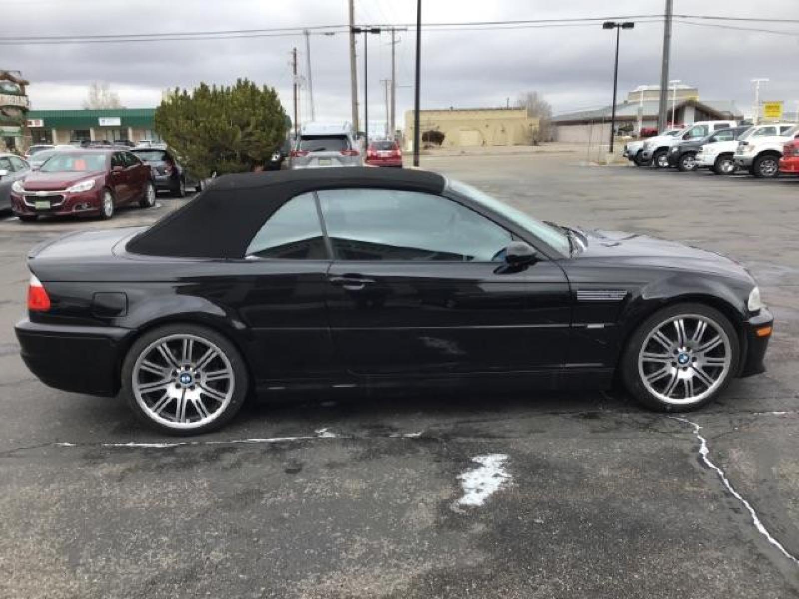 2004 Jet Black with Black Soft Top /Black Leather Interior BMW M3 Convertible (WBSBR93454P) with an 3.2L L6 DOHC 24V engine, 6-Speed Manual transmission, located at 1235 N Woodruff Ave., Idaho Falls, 83401, (208) 523-1053, 43.507172, -112.000488 - This 2004 BMW M3 convertible , has 111,000 miles. It comes with leather interior, power seats, paddle shifters, power windows and locks, and cruise control. At Timberline Auto it is always easy to find a great deal on your next vehicle! Our experienced sales staff can help find the right vehicle wil - Photo #5