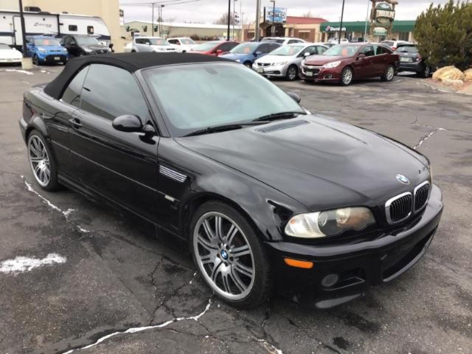 2004 Jet Black with Black Soft Top /Black Leather Interior BMW M3 Convertible (WBSBR93454P) with an 3.2L L6 DOHC 24V engine, 6-Speed Manual transmission, located at 1235 N Woodruff Ave., Idaho Falls, 83401, (208) 523-1053, 43.507172, -112.000488 - This 2004 BMW M3 convertible , has 111,000 miles. It comes with leather interior, power seats, paddle shifters, power windows and locks, and cruise control. At Timberline Auto it is always easy to find a great deal on your next vehicle! Our experienced sales staff can help find the right vehicle wil - Photo #6