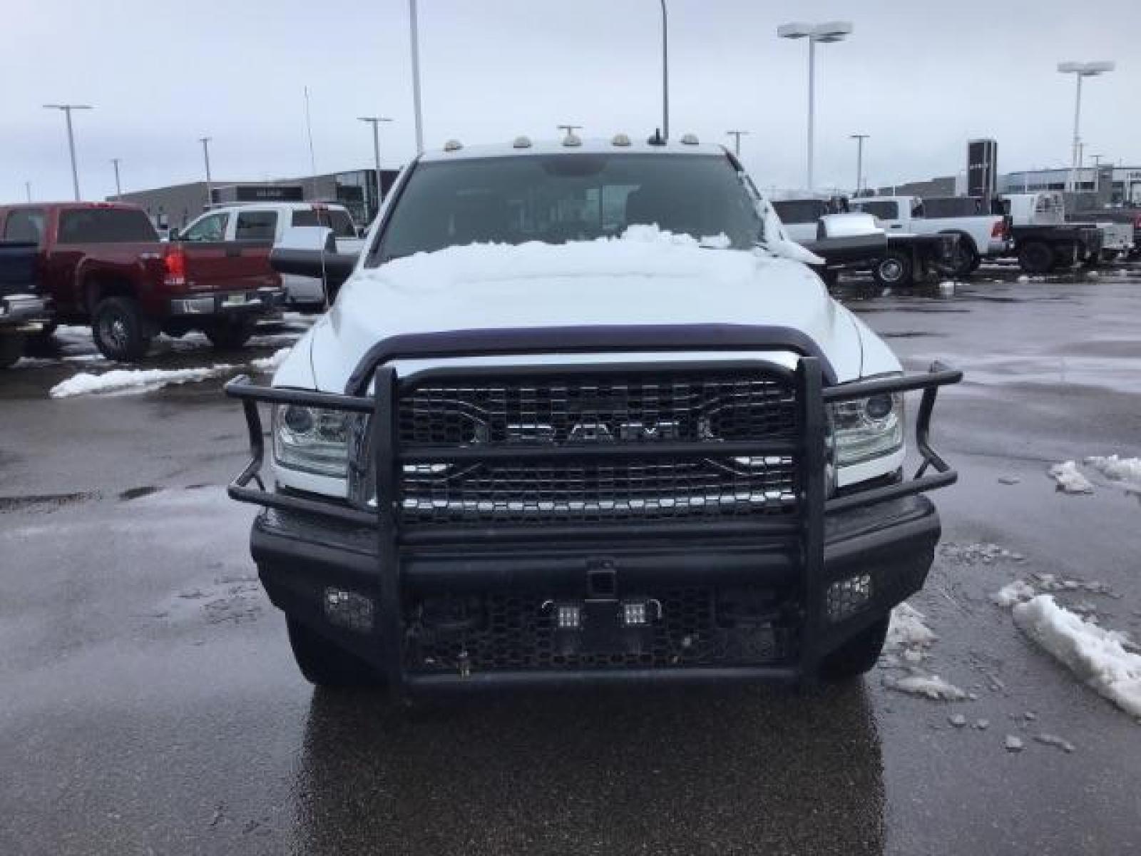 2017 Pearl White /Black/Cattle Tan, premium leather RAM 3500 Longhorn Crew Cab LWB 4WD (3C63R3KL4HG) with an 6.7L L6 OHV 24V TURBO DIESEL engine, 6-Speed Automatic transmission, located at 1235 N Woodruff Ave., Idaho Falls, 83401, (208) 523-1053, 43.507172, -112.000488 - This 2017 Ram 3500 Limited 4x4, has the 6.7L diesel motor. It has 99,000 miles. Comes with leather interior, heated and cooled seats, dual power seats, custom front bumper, back up camera, turnover ball, and blue tooth audio. At Timberline Auto it is always easy to find a great deal on your next ve - Photo #7