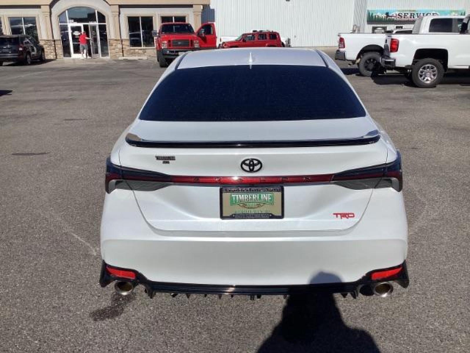 2020 Wind Chill Pearl /Black/Red, leatherette/sueded microfiber Toyota Avalon TRD (4T1FZ1FB7LU) with an 3.5L V6 DOHC 24V engine, 6-Speed Automatic transmission, located at 1235 N Woodruff Ave., Idaho Falls, 83401, (208) 523-1053, 43.507172, -112.000488 - The 2020 Toyota Avalon TRD is a performance-oriented trim level of the Toyota Avalon sedan, known for its sporty styling and enhanced driving dynamics. Here are the key features you can typically find on the 2020 Toyota Avalon TRD: Engine: Powered by a potent 3.5-liter V6 engine producing 301 horse - Photo #3
