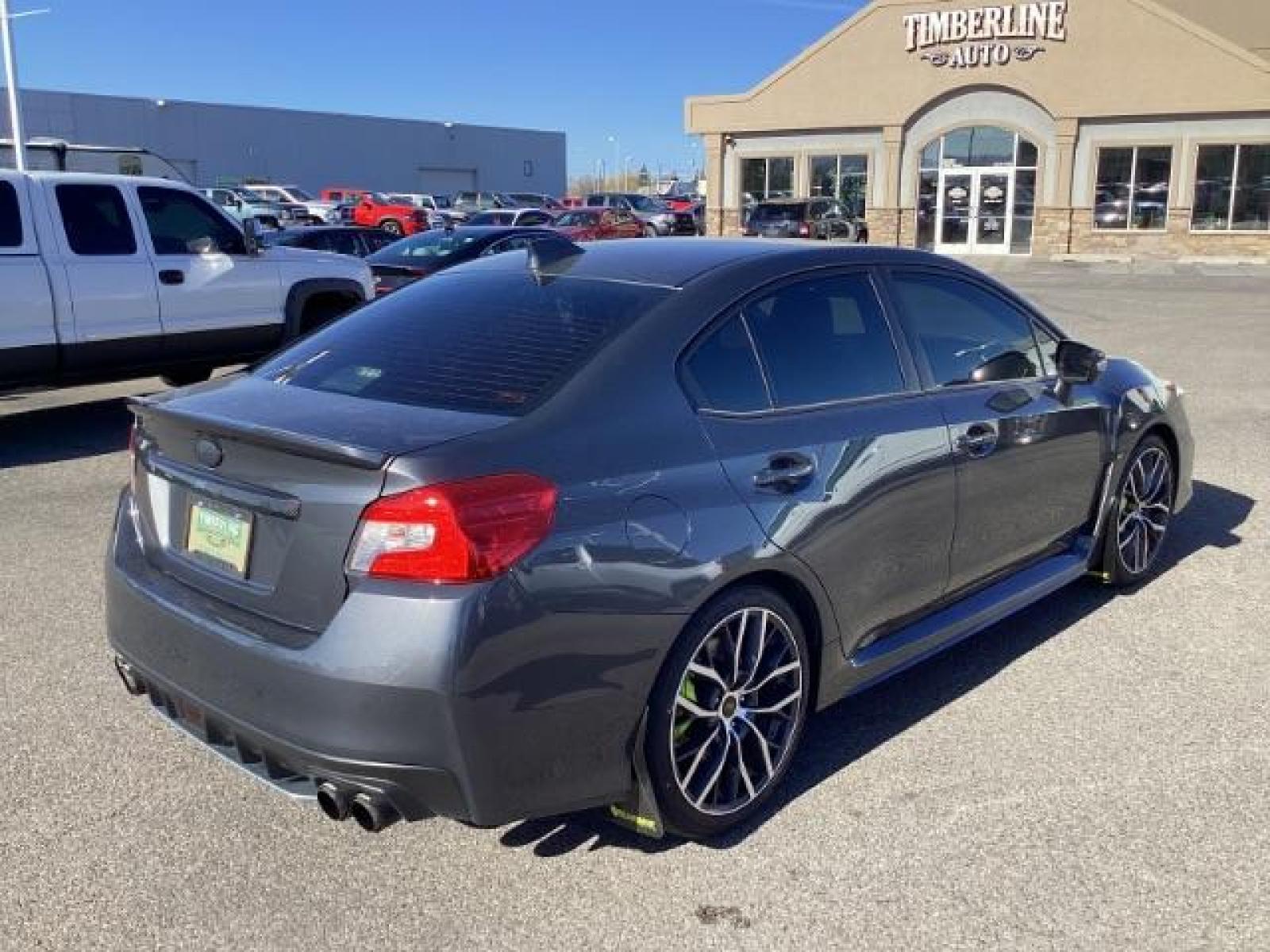 2020 Magnetite Gray Metallic /Black/Carbon Black, leather/sueded microfiber Subaru WRX STI 4-Door (JF1VA2V63L9) with an 2.5L H4 DOHC 16V engine, 6-Speed Manual transmission, located at 1235 N Woodruff Ave., Idaho Falls, 83401, (208) 523-1053, 43.507172, -112.000488 - At Timberline Auto it is always easy to find a great deal on your next vehicle! Our experienced sales staff can help find the right vehicle that will fit your needs. Our knowledgeable finance department has options for almost any credit score. We offer many warranty contract options to protect your - Photo #4