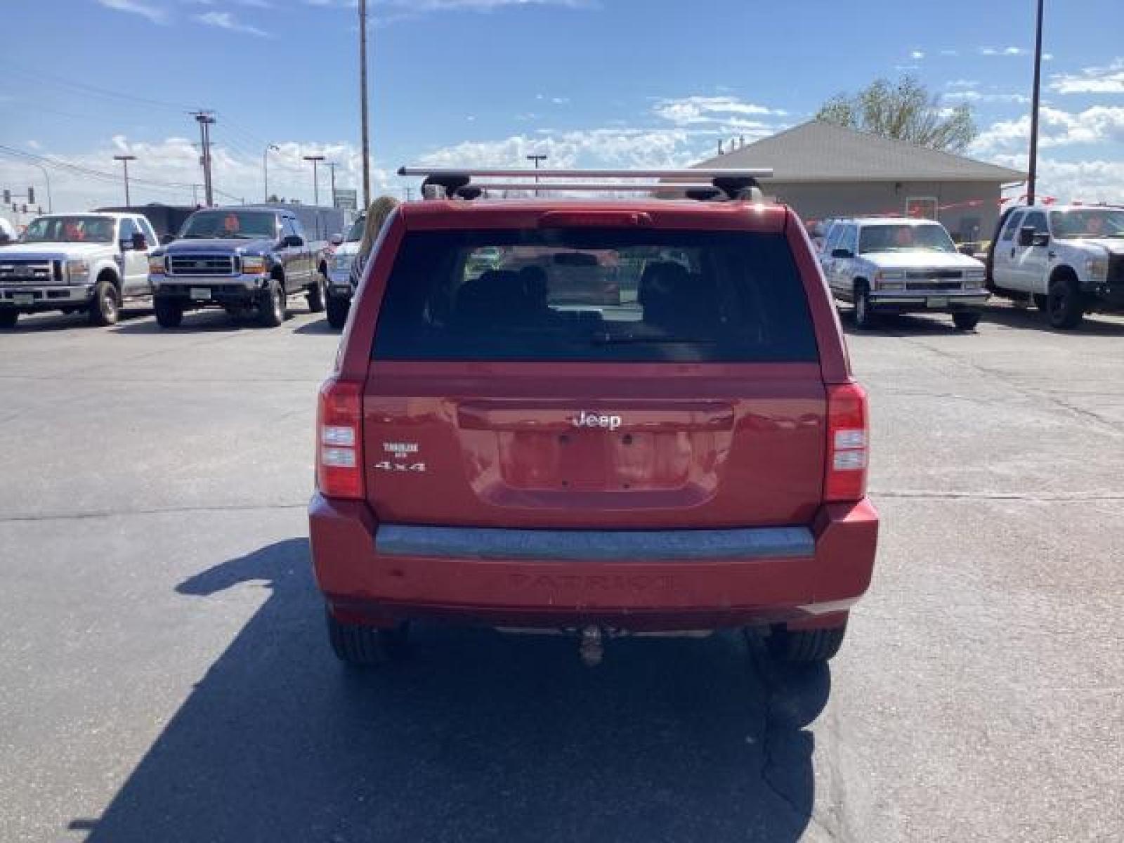 2008 Inferno Red Crystal Pearl /Dark Slate Gray Cloth Interior Jeep Patriot Sport 4WD (1J8FF28W28D) with an 2.4L L4 DOHC 16V engine, located at 1235 N Woodruff Ave., Idaho Falls, 83401, (208) 523-1053, 43.507172, -112.000488 - The 2008 Jeep Patriot Sport offers a combination of rugged styling, practicality, and capability. Here are some key features you can typically find in the 2008 Jeep Patriot Sport: Engine Options: The Patriot Sport typically comes with a choice of two engine options: 2.0-liter four-cylinder engine: - Photo #3