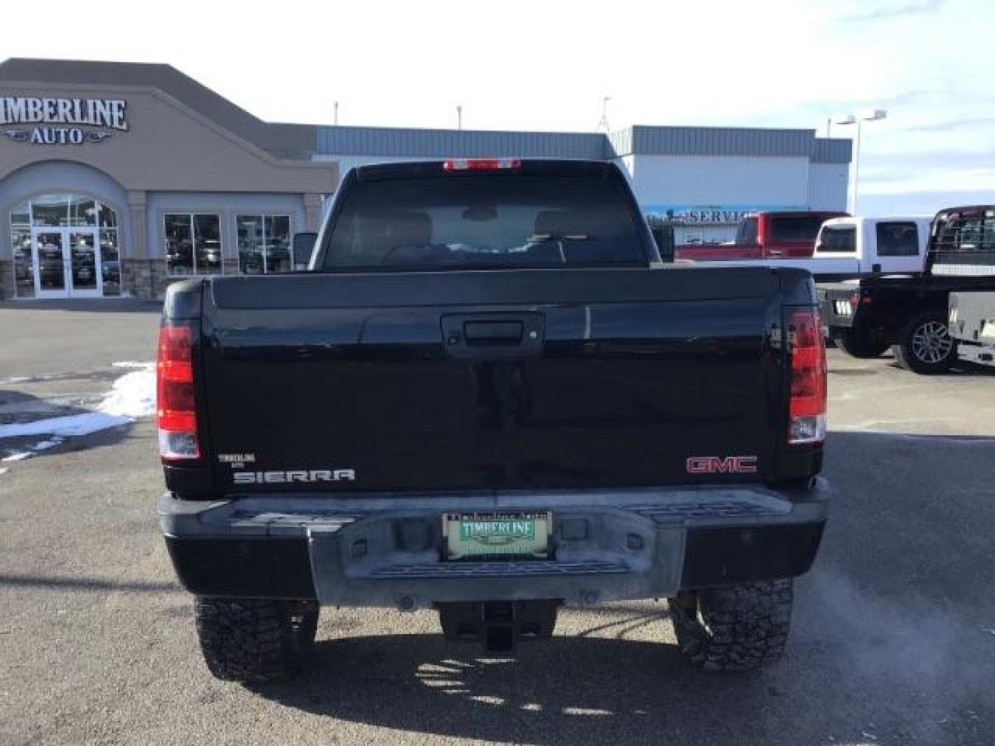 2012 Onyx Black /Ebony Leather Interior GMC Sierra 2500HD Denali Crew Cab 4WD (1GT125E8XCF) with an 6.6L V8 OHV 32V TURBO DIESEL engine, 6-Speed Automatic transmission, located at 1235 N Woodruff Ave., Idaho Falls, 83401, (208) 523-1053, 43.507172, -112.000488 - This 2012 GMC Denali 2500 4x4, has the 6.6L Duramax motor. It has 115,000 miles. It comes with Spray in Bed liner, heated seats, leather seats, sunroof, and Bose premium sound. At Timberline Auto it is always easy to find a great deal on your next vehicle! Our experienced sales staff can help find t - Photo#3