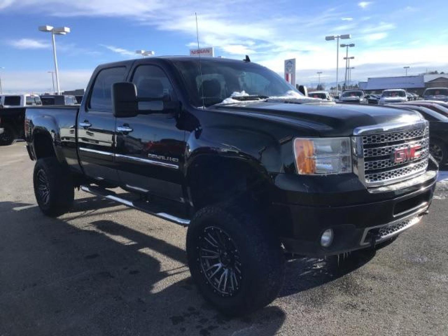 2012 Onyx Black /Ebony Leather Interior GMC Sierra 2500HD Denali Crew Cab 4WD (1GT125E8XCF) with an 6.6L V8 OHV 32V TURBO DIESEL engine, 6-Speed Automatic transmission, located at 1235 N Woodruff Ave., Idaho Falls, 83401, (208) 523-1053, 43.507172, -112.000488 - This 2012 GMC Denali 2500 4x4, has the 6.6L Duramax motor. It has 115,000 miles. It comes with Spray in Bed liner, heated seats, leather seats, sunroof, and Bose premium sound. At Timberline Auto it is always easy to find a great deal on your next vehicle! Our experienced sales staff can help find t - Photo#6