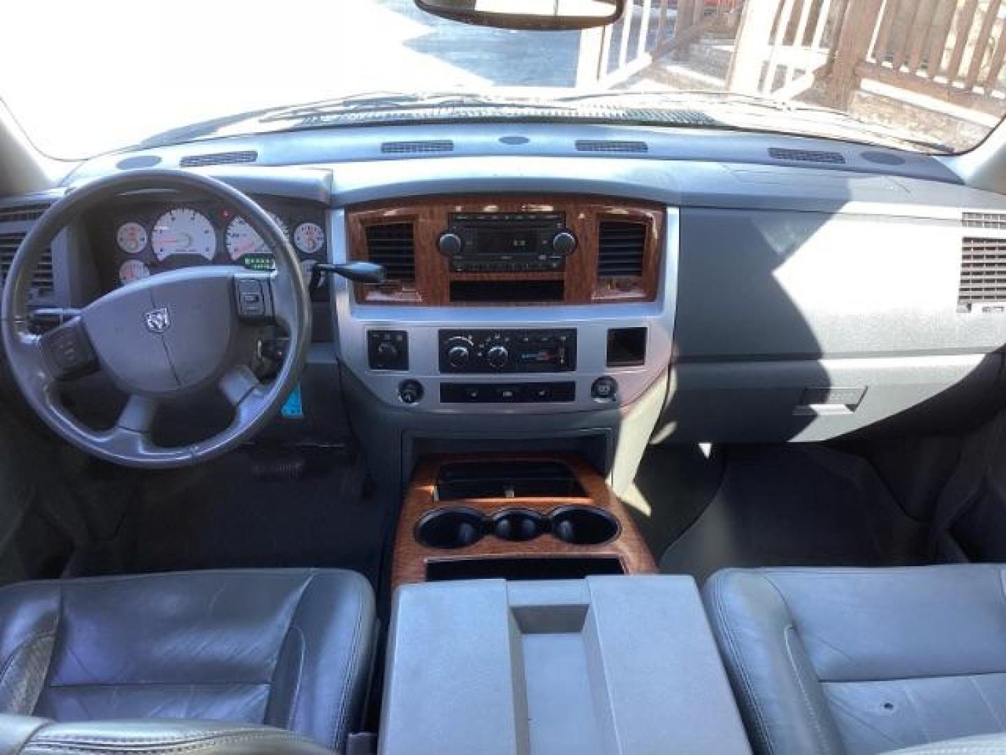 2007 Bright Silver Metallic /Medium Slate Gray Leather Interior Dodge Ram 1500 Laramie Mega Cab 4WD (3D7KS19D77G) with an 5.7L V8 OHV 16V engine, 5-Speed Automatic transmission, located at 1235 N Woodruff Ave., Idaho Falls, 83401, (208) 523-1053, 43.507172, -112.000488 - Photo#12