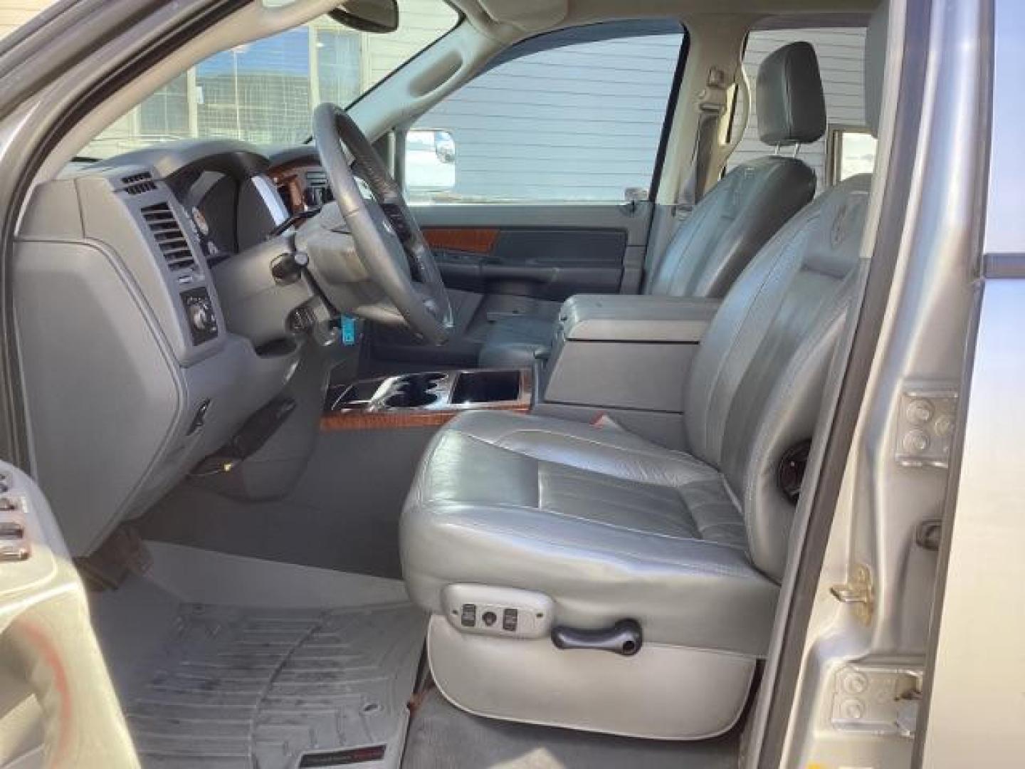 2007 Bright Silver Metallic /Medium Slate Gray Leather Interior Dodge Ram 1500 Laramie Mega Cab 4WD (3D7KS19D77G) with an 5.7L V8 OHV 16V engine, 5-Speed Automatic transmission, located at 1235 N Woodruff Ave., Idaho Falls, 83401, (208) 523-1053, 43.507172, -112.000488 - Photo#18