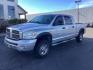 2007 Bright Silver Metallic /Medium Slate Gray Leather Interior Dodge Ram 1500 Laramie Mega Cab 4WD (3D7KS19D77G) with an 5.7L V8 OHV 16V engine, 5-Speed Automatic transmission, located at 1235 N Woodruff Ave., Idaho Falls, 83401, (208) 523-1053, 43.507172, -112.000488 - Photo#1