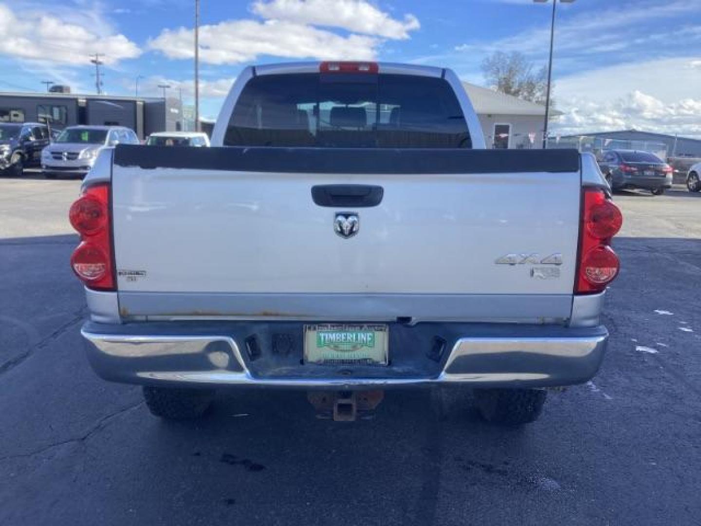 2007 Bright Silver Metallic /Medium Slate Gray Leather Interior Dodge Ram 1500 Laramie Mega Cab 4WD (3D7KS19D77G) with an 5.7L V8 OHV 16V engine, 5-Speed Automatic transmission, located at 1235 N Woodruff Ave., Idaho Falls, 83401, (208) 523-1053, 43.507172, -112.000488 - Photo#4