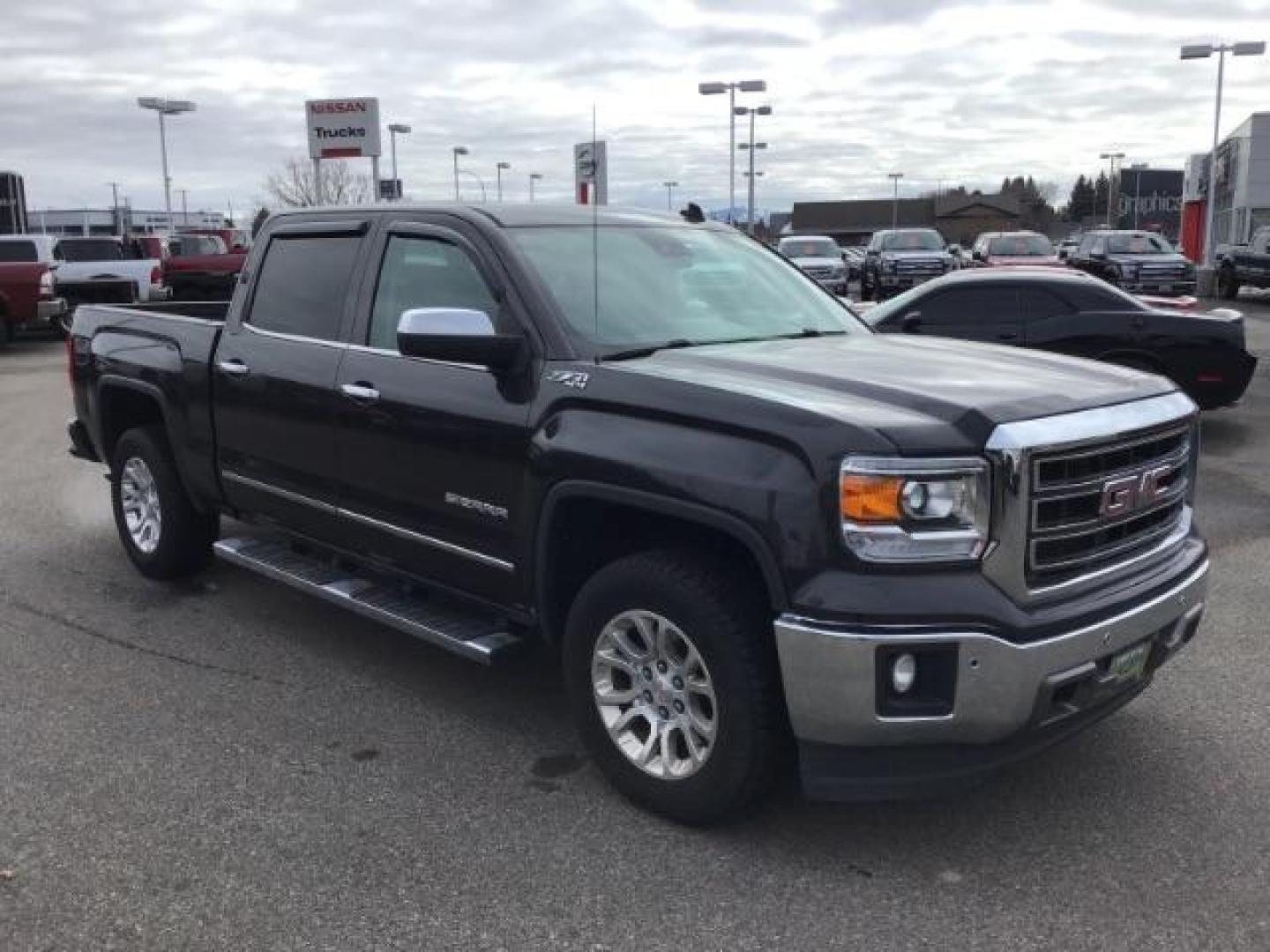 2014 GRAY /LEATHER GMC Sierra 1500 SLT Crew Cab 4WD (3GTU2VEC7EG) with an 5.3L V8 OHV 16V engine, AUTOMATIC transmission, located at 1235 N Woodruff Ave., Idaho Falls, 83401, (208) 523-1053, 43.507172, -112.000488 - This 2014 GMC 1500 SLT, has the 5.3L V8 motor. It comes with leather interior, blue tooth audio, Bose sound, heated seats, back up camera and dual power seats. At Timberline Auto it is always easy to find a great deal on your next vehicle! Our experienced sales staff can help find the right vehicle - Photo#5