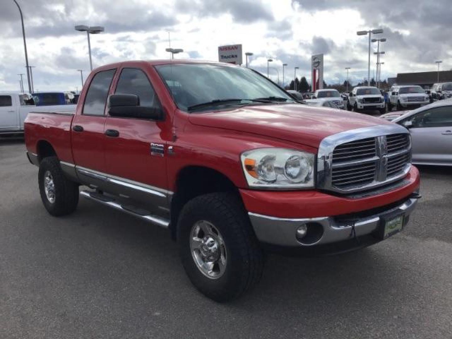 2009 Inferno Red Crystal Pearl Coat /Medium Slate Gray Cloth Interior Dodge Ram 2500 SLT Quad Cab SWB 4WD (3D7KS28L89G) with an 6.7L L6 OHV 24V TURBO DIESEL engine, 5-Speed Automatic transmission, located at 1235 N Woodruff Ave., Idaho Falls, 83401, (208) 523-1053, 43.507172, -112.000488 - This 2009 Dodge 2500 Bighorn 4x4, has the 6.7L diesel motor. It has 132,000 miles. Comes with cloth interior, power seat, keyless remote, power windows and locks, spray in bedliner, and AM/FM CD stereo. At Timberline Auto it is always easy to find a great deal on your next vehicle! Our experienced s - Photo#6