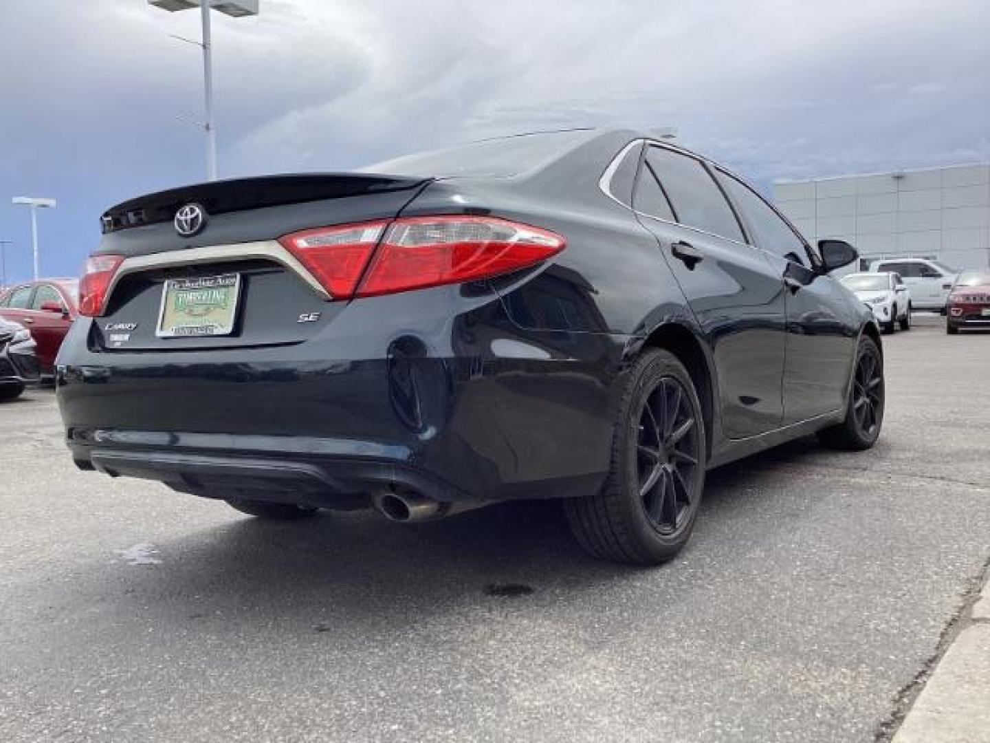 2015 Attitude Black Metallic /Black, leatherette/cloth Toyota Camry SE (4T1BF1FK0FU) with an 2.5L L4 DOHC 16V engine, 6-Speed Automatic transmission, located at 1235 N Woodruff Ave., Idaho Falls, 83401, (208) 523-1053, 43.507172, -112.000488 - Photo#5