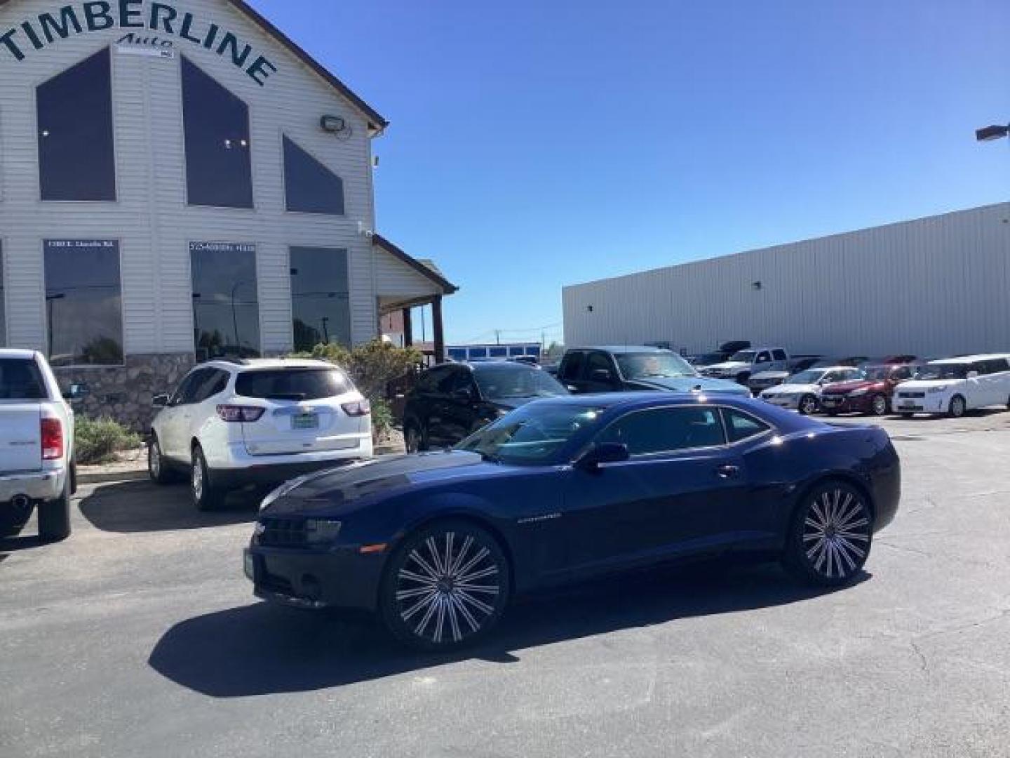 2012 BLUE Chevrolet Camaro COUPE 2-DR (2G1FA1E38C9) with an 3.6L V6 DOHC 24V FFV engine, 6-Speed Automatic transmission, located at 1235 N Woodruff Ave., Idaho Falls, 83401, (208) 523-1053, 43.507172, -112.000488 - The 2012 Chevrolet Camaro LS Coupe is a stylish and powerful muscle car that offers a range of features aimed at delivering an engaging driving experience. Here is an overview of the key features of the 2012 Camaro LS Coupe: Engine and Performance Engine: 3.6-liter V6 engine Horsepower: 323 hp @ 6, - Photo#0