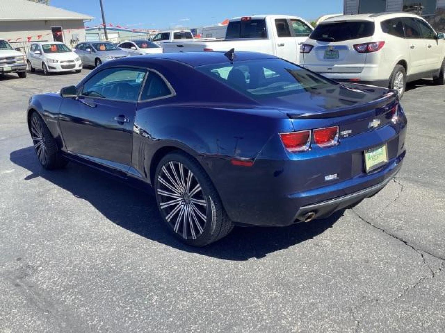 2012 BLUE Chevrolet Camaro COUPE 2-DR (2G1FA1E38C9) with an 3.6L V6 DOHC 24V FFV engine, 6-Speed Automatic transmission, located at 1235 N Woodruff Ave., Idaho Falls, 83401, (208) 523-1053, 43.507172, -112.000488 - The 2012 Chevrolet Camaro LS Coupe is a stylish and powerful muscle car that offers a range of features aimed at delivering an engaging driving experience. Here is an overview of the key features of the 2012 Camaro LS Coupe: Engine and Performance Engine: 3.6-liter V6 engine Horsepower: 323 hp @ 6, - Photo#2