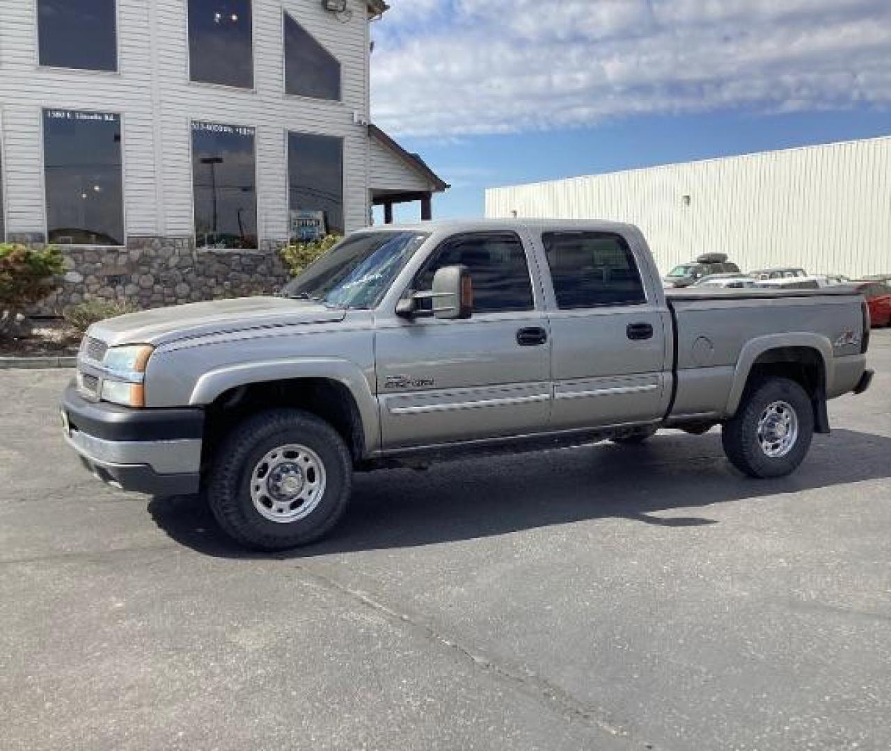 2003 Chevrolet Silverado 2500HD LS Crew Cab Short Bed 4WD (1GCHK23183F) with an 6.6L V8 OHV 32V TURBO DIESEL engine, located at 1235 N Woodruff Ave., Idaho Falls, 83401, (208) 523-1053, 43.507172, -112.000488 - Photo#0