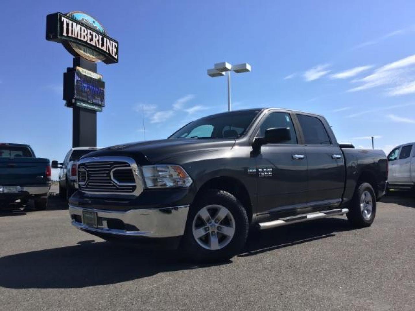 2016 GRAY /GRAY RAM 1500 SLT Crew Cab SWB 4WD (1C6RR7LT5GS) with an 5.7L V8 OHV 16V engine, 8-Speed Automatic transmission, located at 1235 N Woodruff Ave., Idaho Falls, 83401, (208) 523-1053, 43.507172, -112.000488 - If you're in the market for a pick up truck that is not loaded to the gills with computer chips and fancy new features, here's your truck! This 2016 RAM 1500 is your basic up and down 4WD crew cab short bed vehicle. Although it may be basic, it is still very efficient and you'll be able to take adva - Photo#0