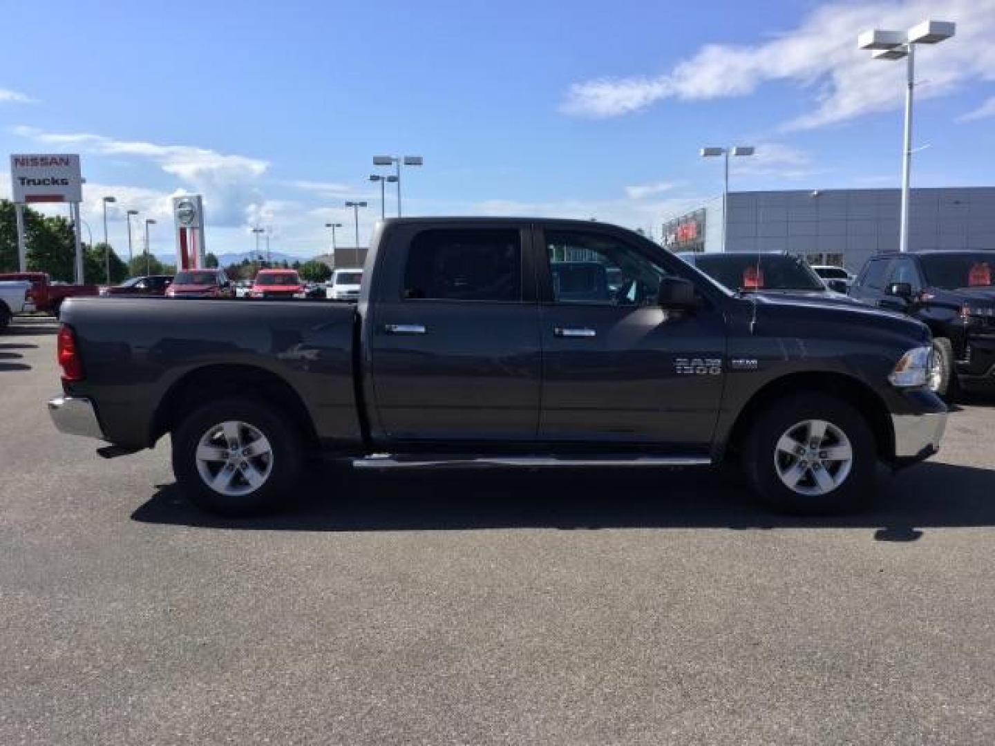 2016 GRAY /GRAY RAM 1500 SLT Crew Cab SWB 4WD (1C6RR7LT5GS) with an 5.7L V8 OHV 16V engine, 8-Speed Automatic transmission, located at 1235 N Woodruff Ave., Idaho Falls, 83401, (208) 523-1053, 43.507172, -112.000488 - If you're in the market for a pick up truck that is not loaded to the gills with computer chips and fancy new features, here's your truck! This 2016 RAM 1500 is your basic up and down 4WD crew cab short bed vehicle. Although it may be basic, it is still very efficient and you'll be able to take adva - Photo#6