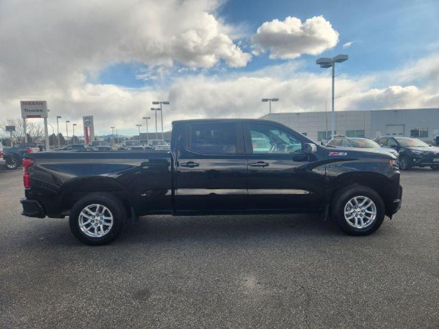 2020 Black /Jet Black, leather Chevrolet Silverado 1500 RST Crew Cab 4WD (1GCUYEEL3LZ) with an 6.2L V8 OHV 16V engine, Automatic transmission, located at 1235 N Woodruff Ave., Idaho Falls, 83401, (208) 523-1053, 43.507172, -112.000488 - 6.2L V8 Chevy half ton crew cab with a 6.5 foot bed. Low miles, black leather interior. This truck is in great condition inside and out! It is completely stock with zero modifications. This pick up is a must see! Come in today and check it out! At timberline Auto it is always easy to find a great d - Photo#6