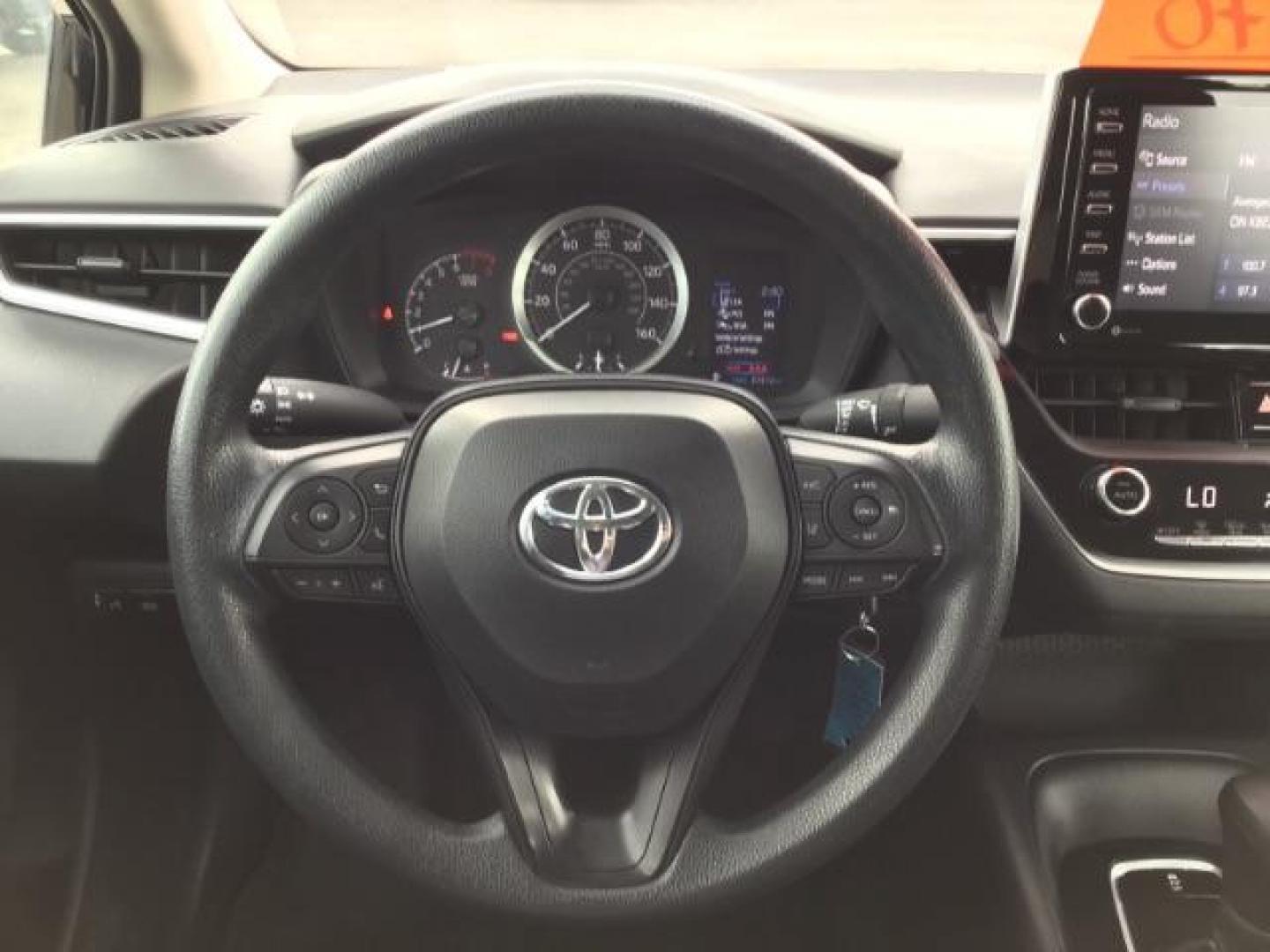 2021 BLACK /Black, cloth Toyota Corolla LE (5YFEPMAE1MP) with an 1.8L L4 DOHC 16V engine, Automatic transmission, located at 1235 N Woodruff Ave., Idaho Falls, 83401, (208) 523-1053, 43.507172, -112.000488 - This 2021 Toyota Corolla LE is in as good of shape as the day it rolled off the lot! Inside, outside, and mechanically it is in amazing condition! This one comes with a large touch screen display, rubber floor mats in the front, near new tires with 95% tread left, steering wheel mounted controls, la - Photo#20