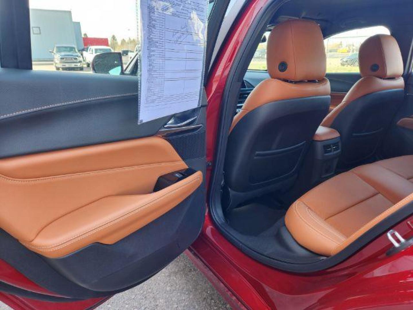 2022 Infrared Tintcoat /Cinnamon w/Jet Black Accents Cadillac CT4 Premium Luxury (1G6DF5RL7N0) with an 2.7L L4 DOHC 16V TURBO engine, 8-Speed Automatic transmission, located at 1235 N Woodruff Ave., Idaho Falls, 83401, (208) 523-1053, 43.507172, -112.000488 - Photo#14