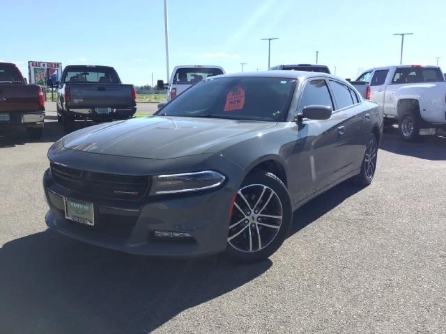 2019 Destroyer Grey Clear Coat /Black, cloth Dodge Charger SXT AWD (2C3CDXJG5KH) with an 3.6L V6 DOHC 24V engine, 8-Speed Automatic transmission, located at 1235 N Woodruff Ave., Idaho Falls, 83401, (208) 523-1053, 43.507172, -112.000488 - Here's your chance at a very clean and quality pre-owned AWD V6 Charger! If you've been looking for something fun to drive but don't want to spend V8 fuel costs, then here is your answer! This Charger has been very well maintained and is in great shape inside and out! This vehicle comes with near ne - Photo#1