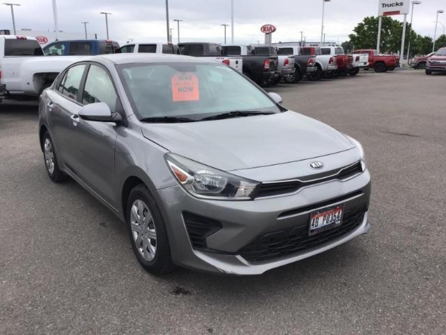 2021 Gray /Gray Kia Rio S (3KPA24AD7ME) with an 1.6L L4 DOHC 16V engine, 6-Speed Automatic transmission, located at 1235 N Woodruff Ave., Idaho Falls, 83401, (208) 523-1053, 43.507172, -112.000488 - This 2021 Kia Rio has low miles, cloth interior with lots of options. At timberline Auto it is always easy to find a great deal on your next vehicle! Our experienced sales staff can help find the right vehicle that will fit your needs. Our knowledgeable finance department has options for almost an - Photo#7