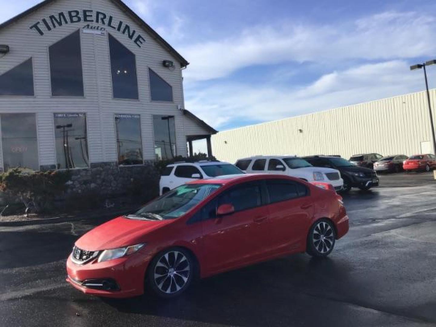 2013 Rallye Red /Black Cloth Interior Honda Civic Si Sedan 6-Speed MT (2HGFB6E55DH) with an 2.0L L4 DOHC 16V engine, 6-Speed Manual transmission, located at 1235 N Woodruff Ave., Idaho Falls, 83401, (208) 523-1053, 43.507172, -112.000488 - Photo#0