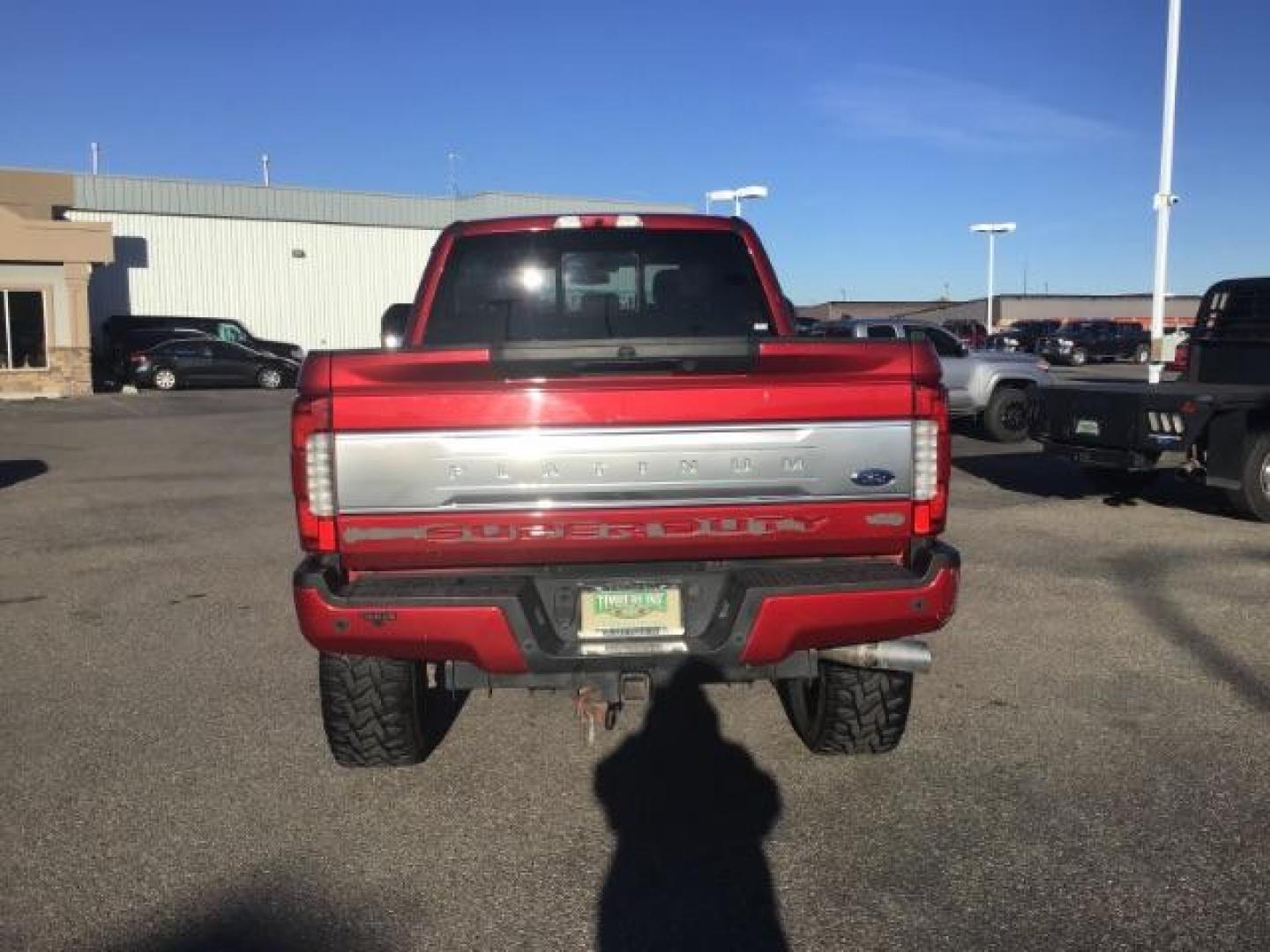 2018 RED /LEATHER Ford F-350 SD PLATINUM (1FT8W3BT4JE) with an 6.7 engine, AUTOMATIC transmission, located at 1235 N Woodruff Ave., Idaho Falls, 83401, (208) 523-1053, 43.507172, -112.000488 - This 2018 Ford F350 Platinum , has the 6.7L V8 diesel motor. Comes with retractable running boards, turnover ball, in the bed of the truck, push button start, navigation, lift kit, heated and cooled seats, sunroof, and bluetooth. At Timberline Auto it is always easy to find a great deal on your next - Photo#3