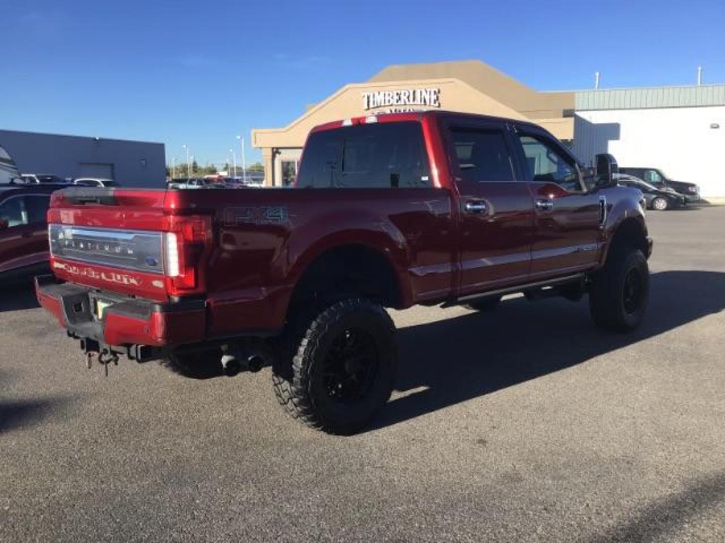 2018 RED /LEATHER Ford F-350 SD PLATINUM (1FT8W3BT4JE) with an 6.7 engine, AUTOMATIC transmission, located at 1235 N Woodruff Ave., Idaho Falls, 83401, (208) 523-1053, 43.507172, -112.000488 - This 2018 Ford F350 Platinum , has the 6.7L V8 diesel motor. Comes with retractable running boards, turnover ball, in the bed of the truck, push button start, navigation, lift kit, heated and cooled seats, sunroof, and bluetooth. At Timberline Auto it is always easy to find a great deal on your next - Photo#4