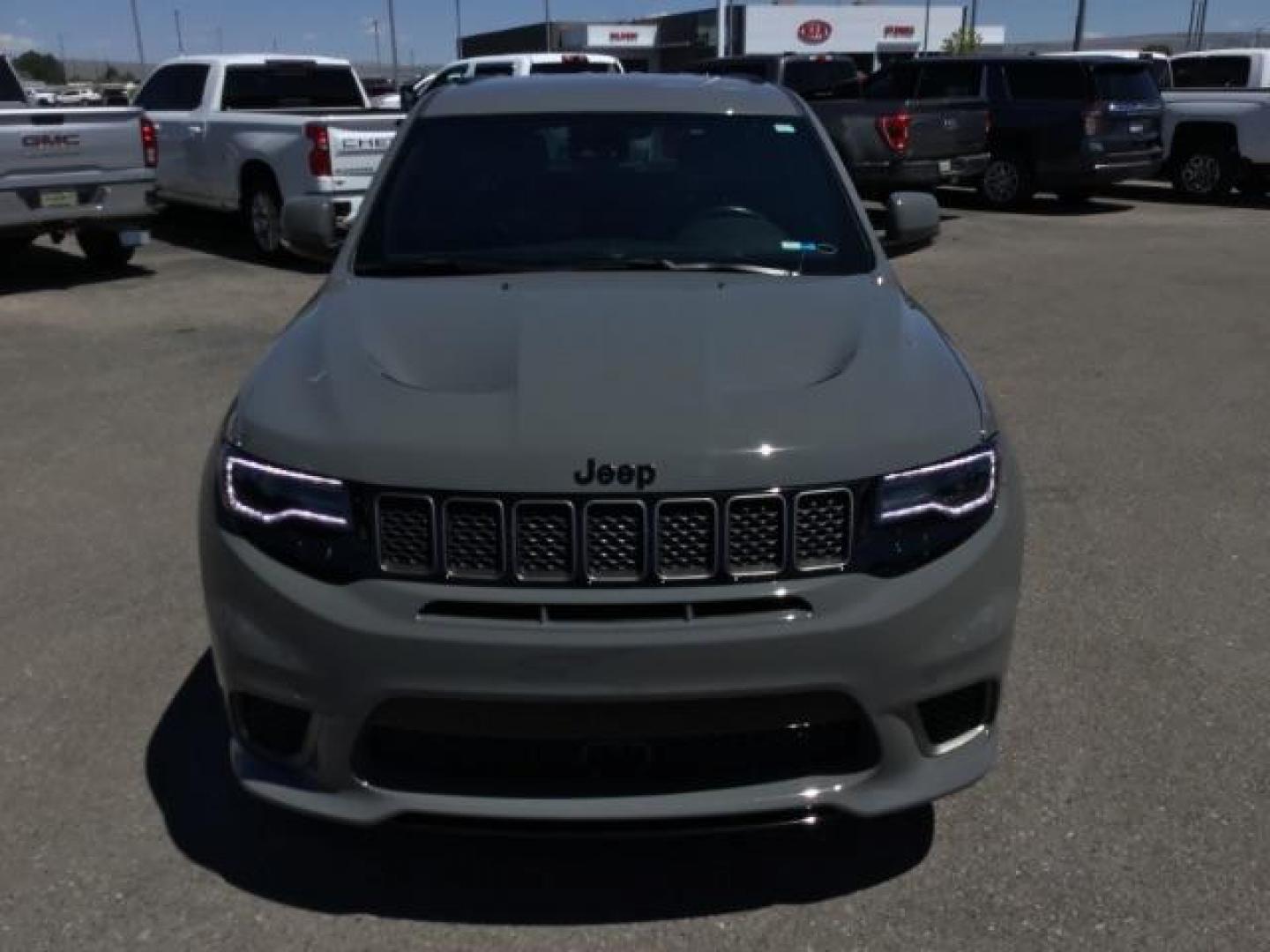 2021 Sting-Gray Clear Coat /Black, premium leather/sueded microfiber Jeep Grand Cherokee Trackhawk (1C4RJFN92MC) with an 6.2L V8 SUPERCHARGED engine, 8-Speed Automatic transmission, located at 1235 N Woodruff Ave., Idaho Falls, 83401, (208) 523-1053, 43.507172, -112.000488 - Here's a 2021 Jeep Grand Cherokee TrackHawk! This is a 6.2L Supercharged V8 SUV! It seats 5 people, has a massive cargo area, and it's AWD, so you'll be able to enjoy it year round! This Jeep has 707 horsepower and a 0-60 in just 3.5 seconds! The TrackHawk focused on power but that doesn't mean it s - Photo#10