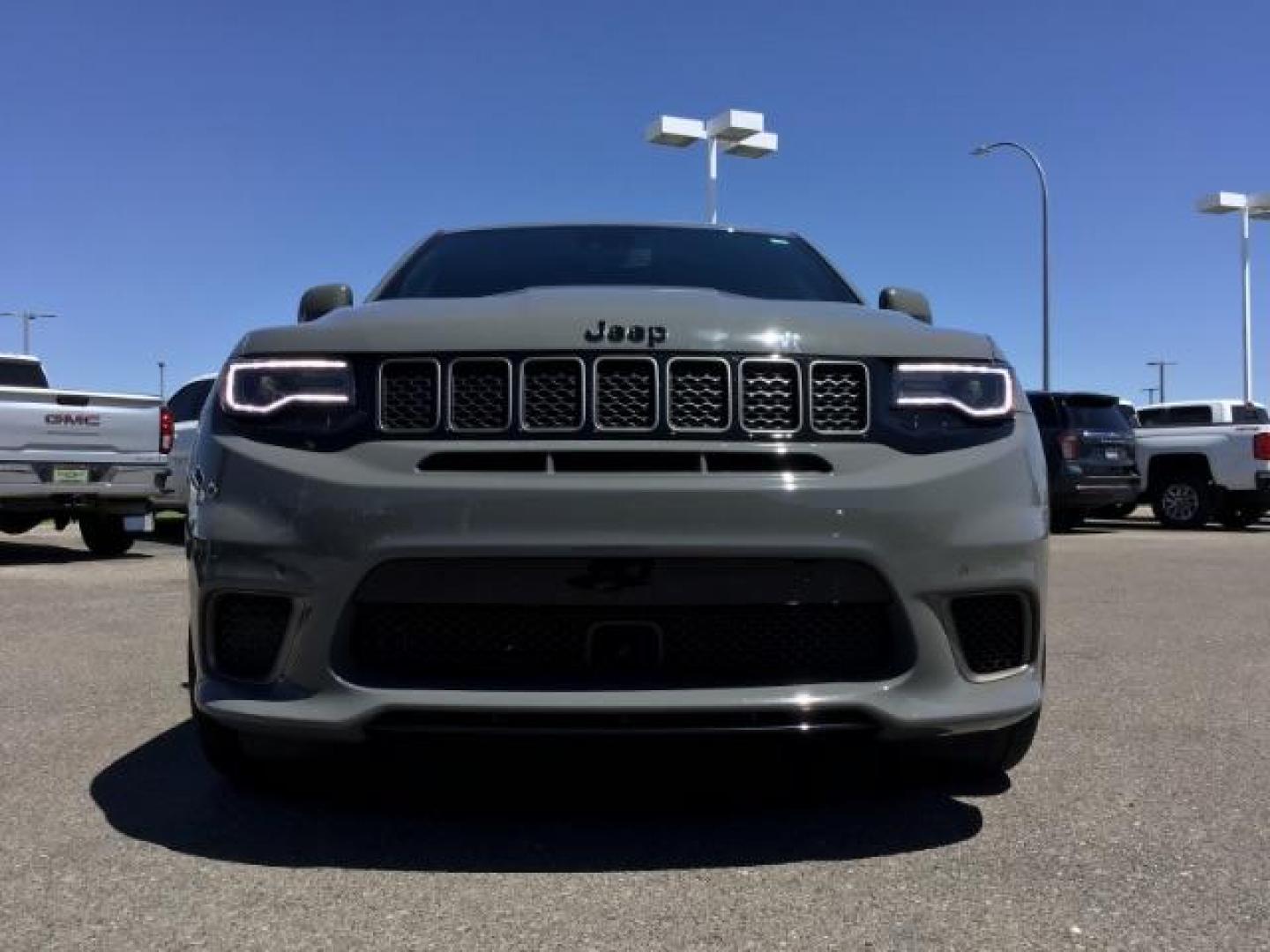 2021 Sting-Gray Clear Coat /Black, premium leather/sueded microfiber Jeep Grand Cherokee Trackhawk (1C4RJFN92MC) with an 6.2L V8 SUPERCHARGED engine, 8-Speed Automatic transmission, located at 1235 N Woodruff Ave., Idaho Falls, 83401, (208) 523-1053, 43.507172, -112.000488 - Here's a 2021 Jeep Grand Cherokee TrackHawk! This is a 6.2L Supercharged V8 SUV! It seats 5 people, has a massive cargo area, and it's AWD, so you'll be able to enjoy it year round! This Jeep has 707 horsepower and a 0-60 in just 3.5 seconds! The TrackHawk focused on power but that doesn't mean it s - Photo#11