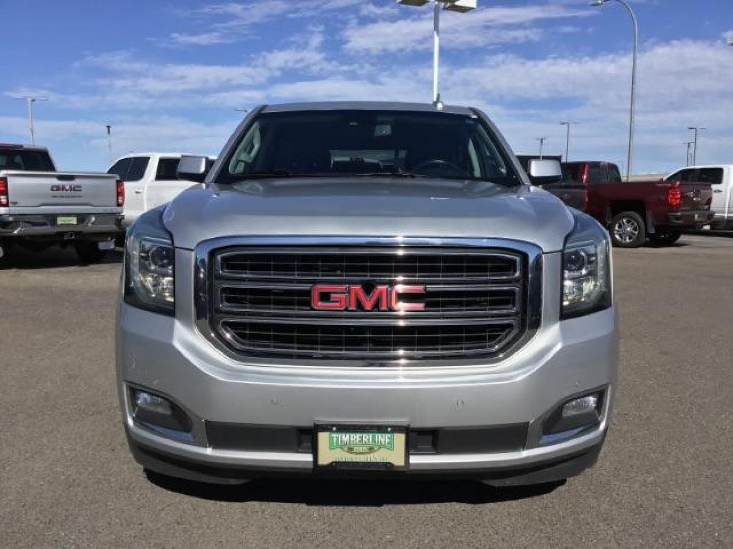 2017 Sparkling Silver Metallic /Jet Black, leather GMC Yukon SLT 4WD (1GKS2BKC4HR) with an 5.3L V8 OHV 16V FFV engine, 6-Speed Automatic transmission, located at 1235 N Woodruff Ave., Idaho Falls, 83401, (208) 523-1053, 43.507172, -112.000488 - This car is loaded with comfort features! It has 17 inch ULTRA MOTORSPORTS wheels wrapped in OPEN RANGE ALL TERRAIN tires that have 90% plus tread left. At Timberline Auto it is always easy to find a great deal on your next vehicle! Our experienced sales staff can help find the right vehicle that w - Photo#8