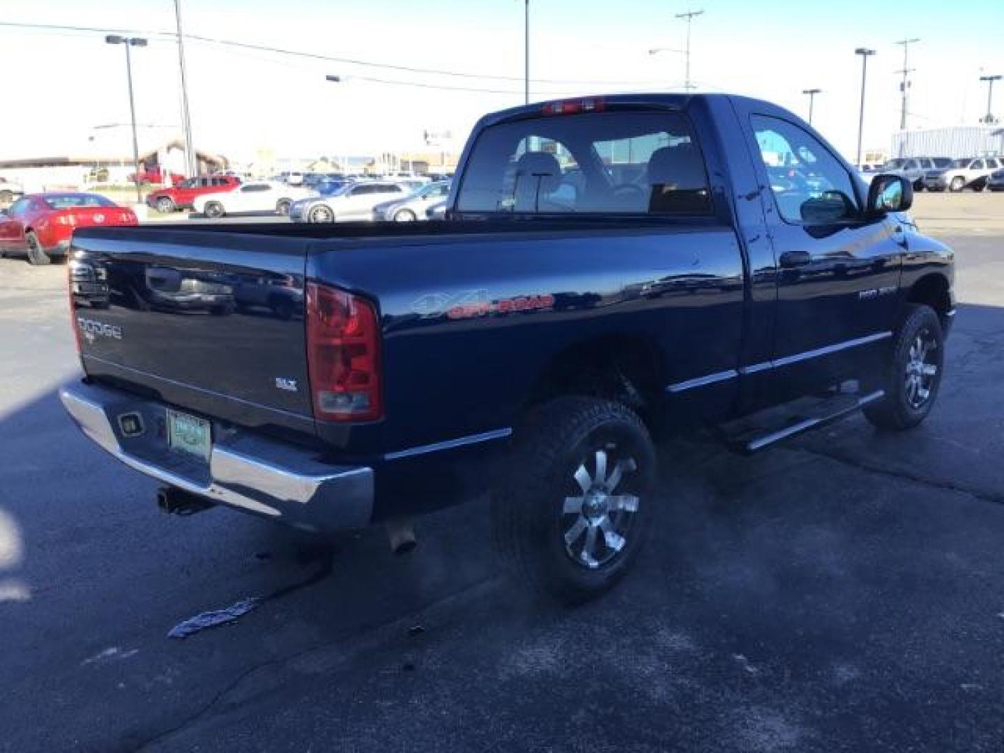 2003 Atlantic Blue Pearlcoat /Dark Slate Gray Cloth Interior Dodge Ram 1500 SLT Short Bed 4WD (1D7HU16NX3J) with an 4.7L V8 SOHC 16V engine, 5-Speed Automatic transmission, located at 1235 N Woodruff Ave., Idaho Falls, 83401, (208) 523-1053, 43.507172, -112.000488 - This 2003 Dodge Ram 1500 single cab, has 149,000. Comes with cloth interior, 4x4, cruise control, power locks, and power windows. At Timberline Auto it is always easy to find a great deal on your next vehicle! Our experienced sales staff can help find the right vehicle will fit your needs. Our knowl - Photo#4