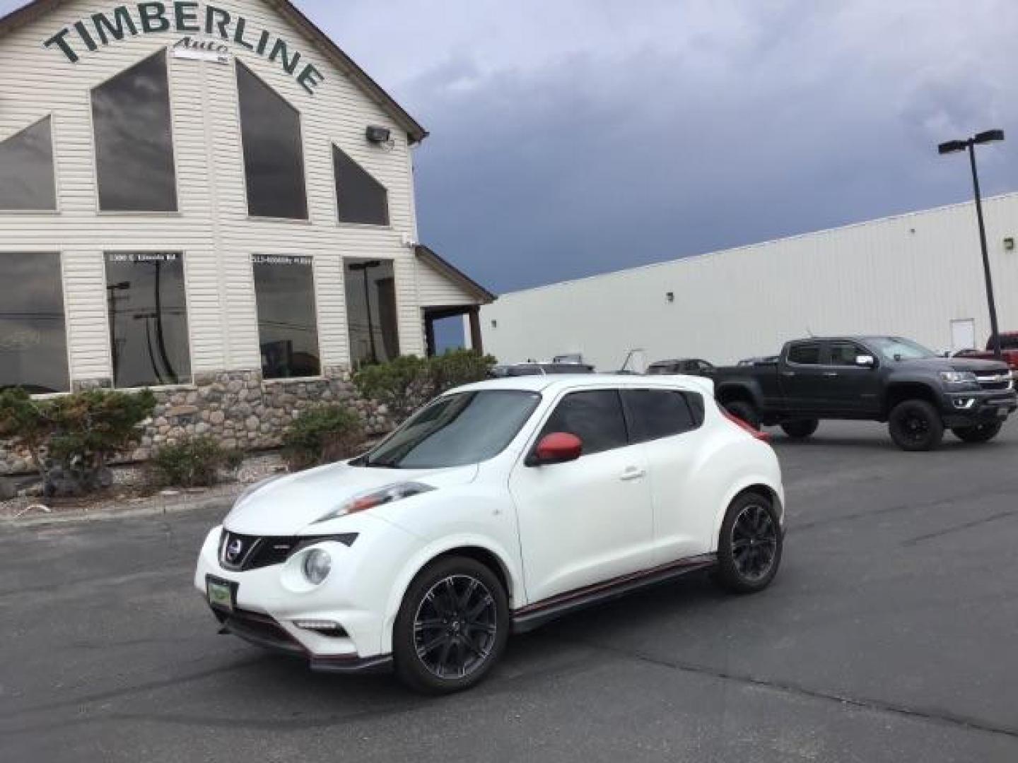 2014 Nissan Juke NISMO 6MT AWD (JN8AF5MV7ET) with an 1.6L L4 DOHC 16V engine, Continuously Variable Transmission transmission, located at 1235 N Woodruff Ave., Idaho Falls, 83401, (208) 523-1053, 43.507172, -112.000488 - This 2014 Nissan Juke Nishmo, Has a turbo, Has bluetooth, steering wheel audio controls, Navigation, back up camera, and Rockford Fosgate sound system. MPG 25city/ 31 hwy At Timberline Auto it is always easy to find a great deal on your next vehicle! Our experienced sales staff can help find the r - Photo#0