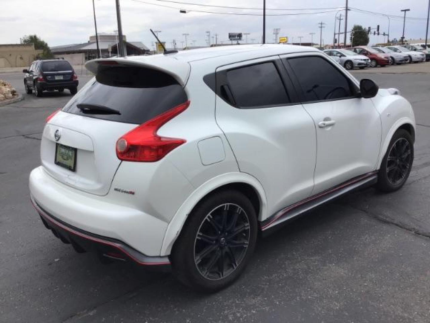 2014 Nissan Juke NISMO 6MT AWD (JN8AF5MV7ET) with an 1.6L L4 DOHC 16V engine, Continuously Variable Transmission transmission, located at 1235 N Woodruff Ave., Idaho Falls, 83401, (208) 523-1053, 43.507172, -112.000488 - This 2014 Nissan Juke Nishmo, Has a turbo, Has bluetooth, steering wheel audio controls, Navigation, back up camera, and Rockford Fosgate sound system. MPG 25city/ 31 hwy At Timberline Auto it is always easy to find a great deal on your next vehicle! Our experienced sales staff can help find the r - Photo#4