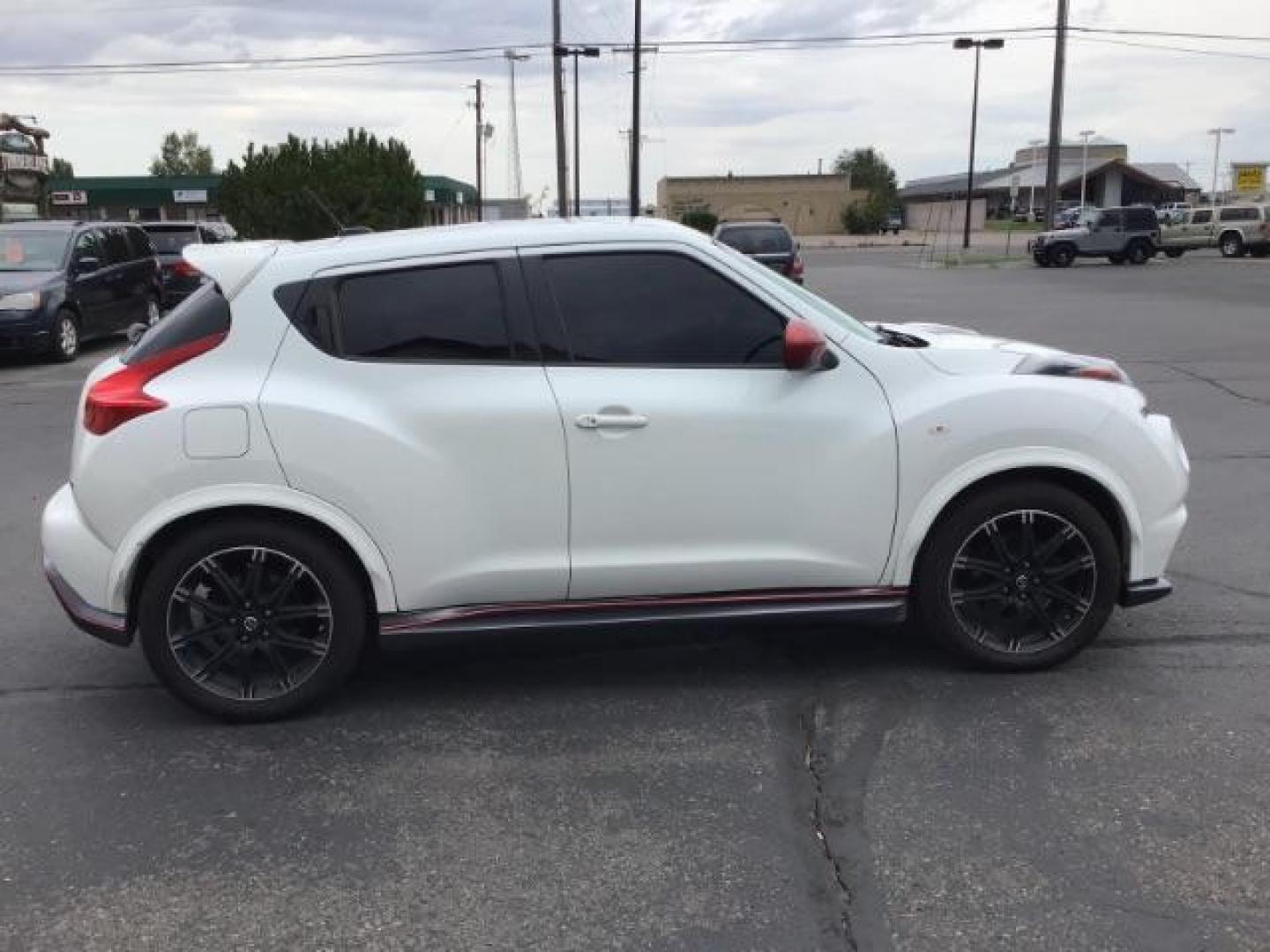 2014 Nissan Juke NISMO 6MT AWD (JN8AF5MV7ET) with an 1.6L L4 DOHC 16V engine, Continuously Variable Transmission transmission, located at 1235 N Woodruff Ave., Idaho Falls, 83401, (208) 523-1053, 43.507172, -112.000488 - This 2014 Nissan Juke Nishmo, Has a turbo, Has bluetooth, steering wheel audio controls, Navigation, back up camera, and Rockford Fosgate sound system. MPG 25city/ 31 hwy At Timberline Auto it is always easy to find a great deal on your next vehicle! Our experienced sales staff can help find the r - Photo#5