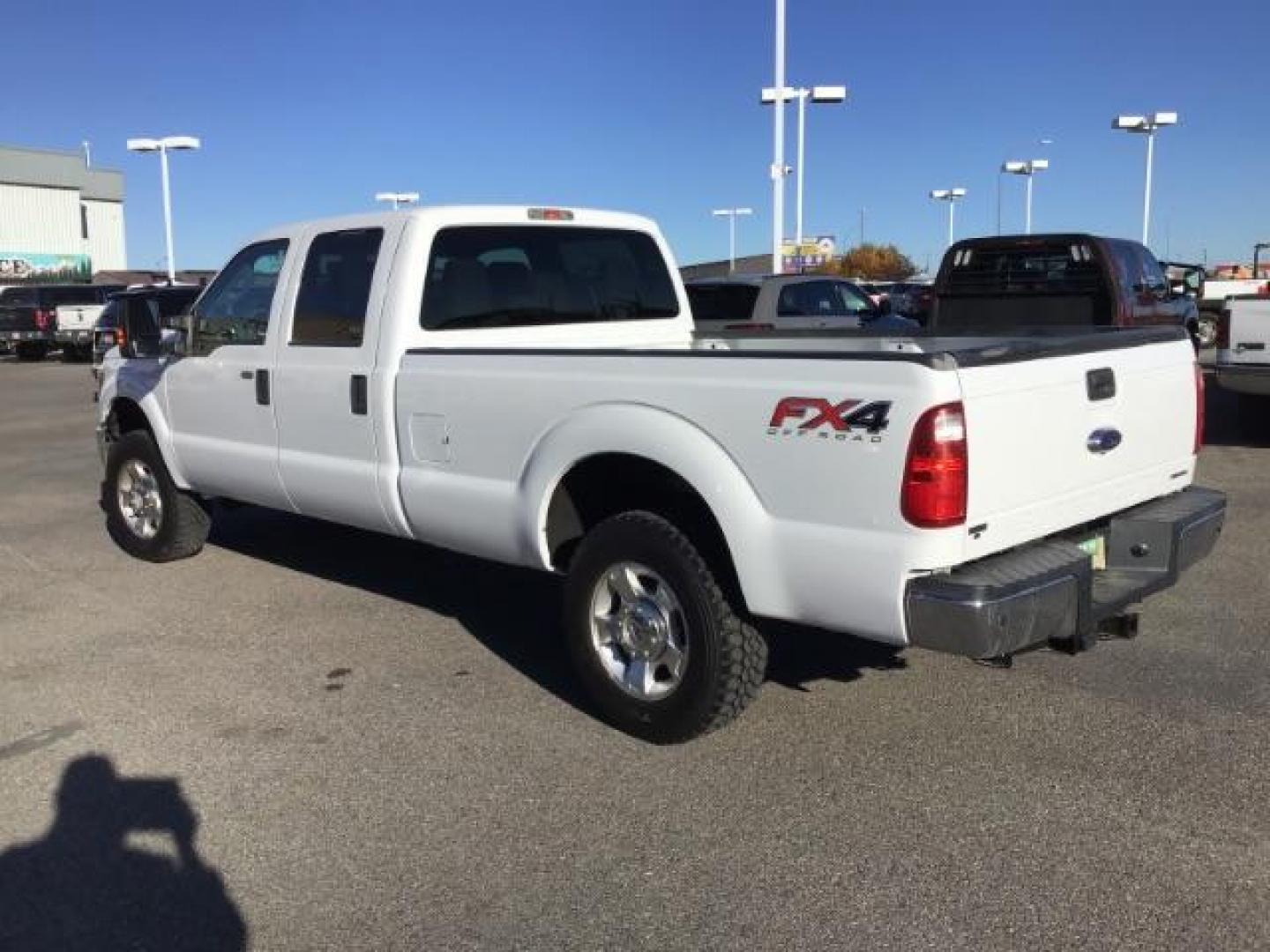 2015 Oxford White /Steel Ford F-250 SD XLT Crew Cab Long Bed 4WD (1FT7W2B65FE) with an 6.2L V8 OHV 16V engine, 6-Speed Automatic transmission, located at 1235 N Woodruff Ave., Idaho Falls, 83401, (208) 523-1053, 43.507172, -112.000488 - This 2015 Ford F250 XLT, comes with the 6.2L V8 gas motor. It has a 8 foot bed. Comes with Bluetooth, keyless entry, extended mirrors, remote start, and cloth seats. At Timberline Auto it is always easy to find a great deal on your next vehicle! Our experienced sales staff can help find the right v - Photo#2