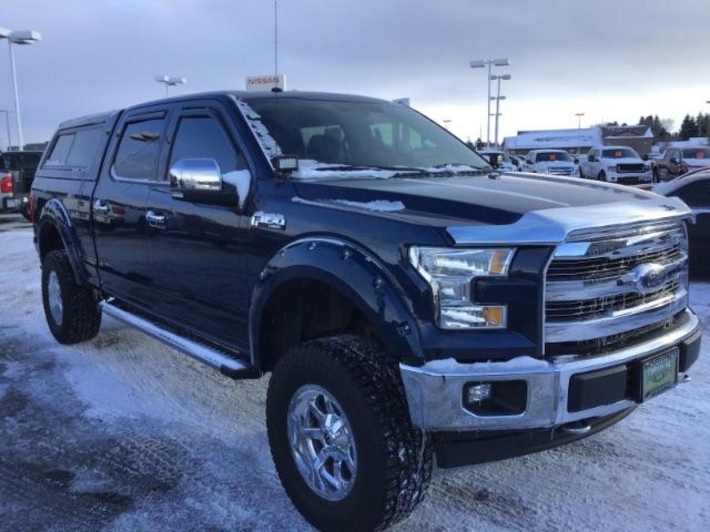 2017 Blue Jeans Metallic /Black, leather Ford F-150 Lariat SuperCrew 6.5-ft. Bed 4WD (1FTFW1EF0HK) with an 5.0L V8 engine, 6-Speed Automatic transmission, located at 1235 N Woodruff Ave., Idaho Falls, 83401, (208) 523-1053, 43.507172, -112.000488 - This 2017 Ford F150 Lariat 4x4, has the 5.0L V8. It has 102,000 miles. Comes with Leather interior, blue tooth audio, Large touch screen, dual power seats, power windows, and locks. At Timberline Auto it is always easy to find a great deal on your next vehicle! Our experienced sales staff can help f - Photo#6