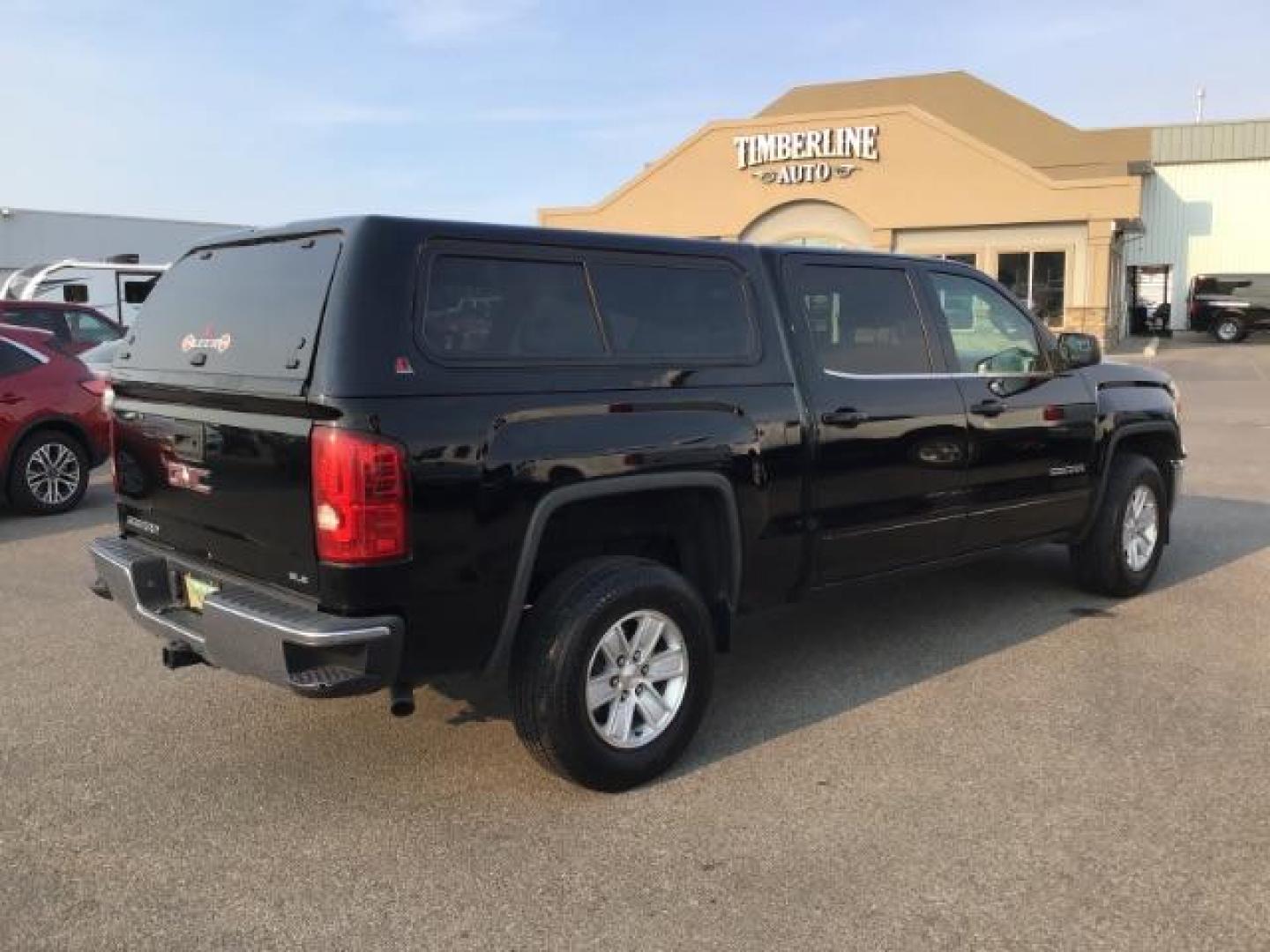 2015 Onyx Black /Jet Black, cloth GMC Sierra 1500 SLE Crew Cab Short Box 2WD (3GTP1UEC2FG) with an 5.3L V8 OHV 16V engine, 6-Speed Automatic transmission, located at 1235 N Woodruff Ave., Idaho Falls, 83401, (208) 523-1053, 43.507172, -112.000488 - This 2015 GMC 1500 SLT, has the 5.3L motor. It has a spray in bedliner, AM/FM CD, keyless remote, Alloy wheels. Interior and exterior and in very good condition At Timberline Auto it is always easy to find a great deal on your next vehicle! Our experienced sales staff can help find the right vehicle - Photo#4