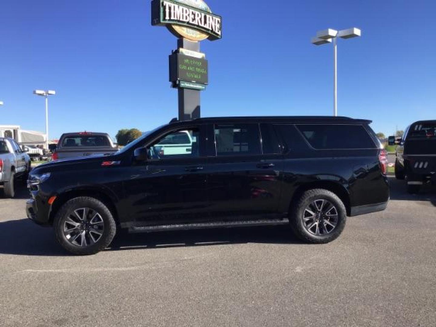 2022 Black /Jet Black Chevrolet Suburban Z71 (1GNSKDKDXNR) with an 5.3L V8 OHV 16V engine, 10-Speed Automatic transmission, located at 1235 N Woodruff Ave., Idaho Falls, 83401, (208) 523-1053, 43.507172, -112.000488 - Photo#1