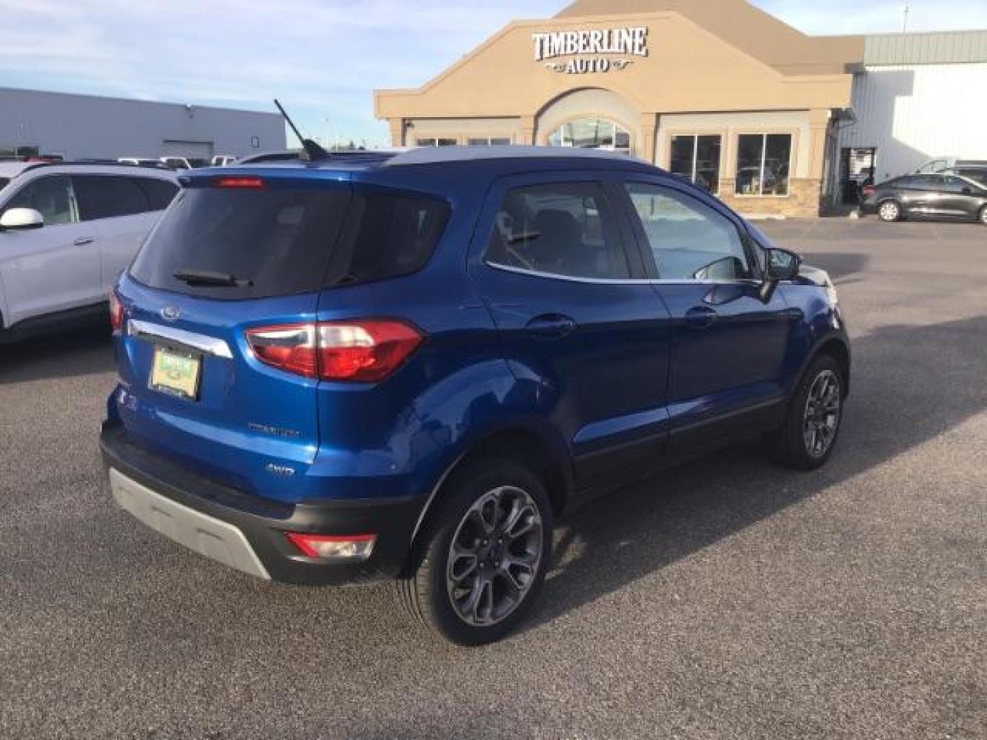 2020 Blue Candy Metallic Tinted Clearcoat /Medium Light Stone, leather Ford EcoSport Titanium AWD (MAJ6S3KL8LC) with an 2.0L L4 DOHC 16V engine, 6-Speed Automatic transmission, located at 1235 N Woodruff Ave., Idaho Falls, 83401, (208) 523-1053, 43.507172, -112.000488 - This 2020 Ford EcoSport Titanium , has the 3.7L motor . It is AWD. It only has 29,932 miles. It has a heated steering wheel, push button start, back up camera, leather interior, heated seats, and sunroof. At Timberline Auto it is always easy to find a great deal on your next vehicle! Our experience - Photo#4