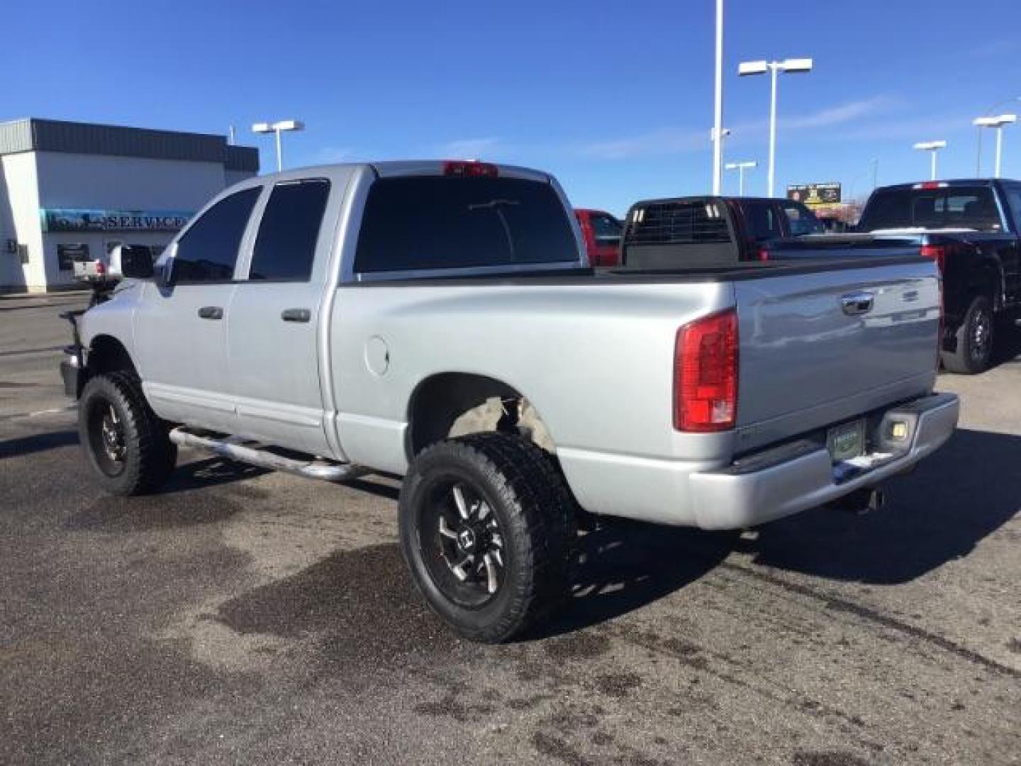 2004 SILVER /LARAMIE Dodge Ram 2500 Laramie Quad Cab 4WD (3D7KU28C44G) with an 5.9CUMMINS engine, MANUAL transmission, located at 1235 N Woodruff Ave., Idaho Falls, 83401, (208) 523-1053, 43.507172, -112.000488 - This is 2004 Dodge Ram 2500 Laramie, 4x4, 5.9L diesel motor. It has 139,000 miles. It is a manual transmission. Comes with leather interior, cruise control, heated seats, and powered seats. At Timberline Auto it is always easy to find a great deal on your next vehicle! Our experienced sales staff c - Photo#2